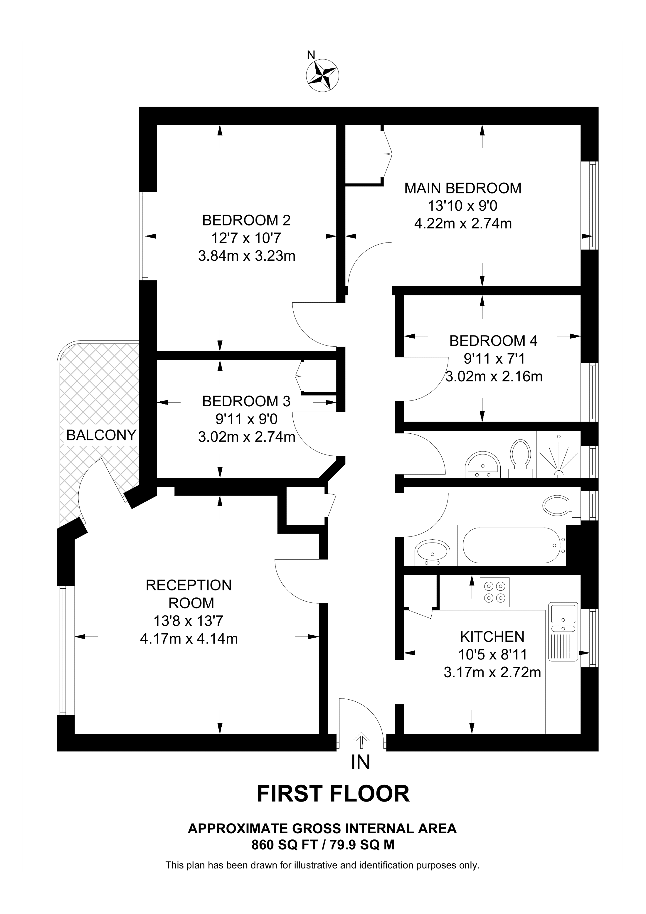 Balham Hill, Clapham South floorplan
