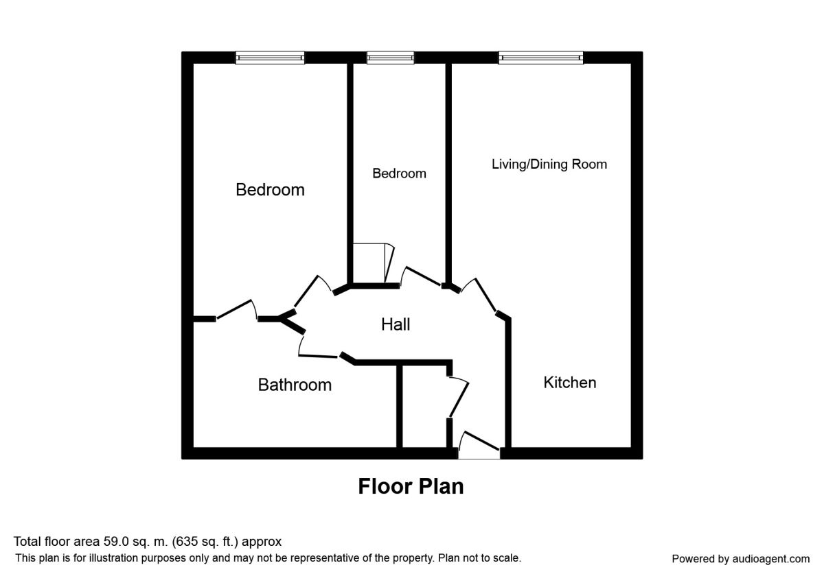 2 Bedrooms Flat to rent in Carlton Street, Farnworth, Bolton BL4