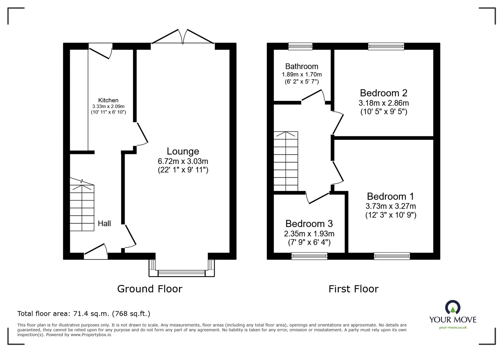 6, Berkswell Road, West Midlands floorplan