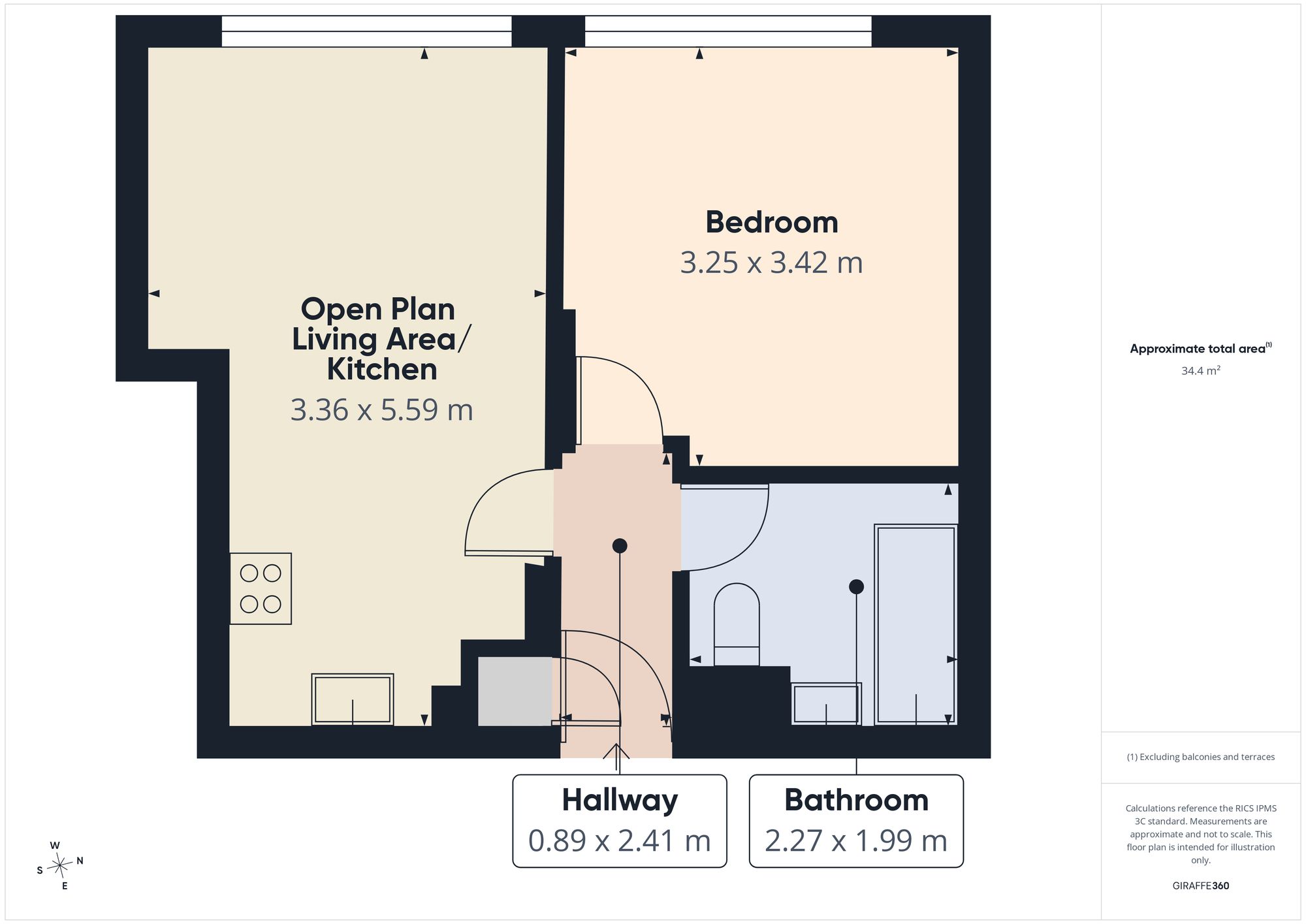 Flat 57, The Cedars Park Road, Newcastle Upon Tyne floorplan