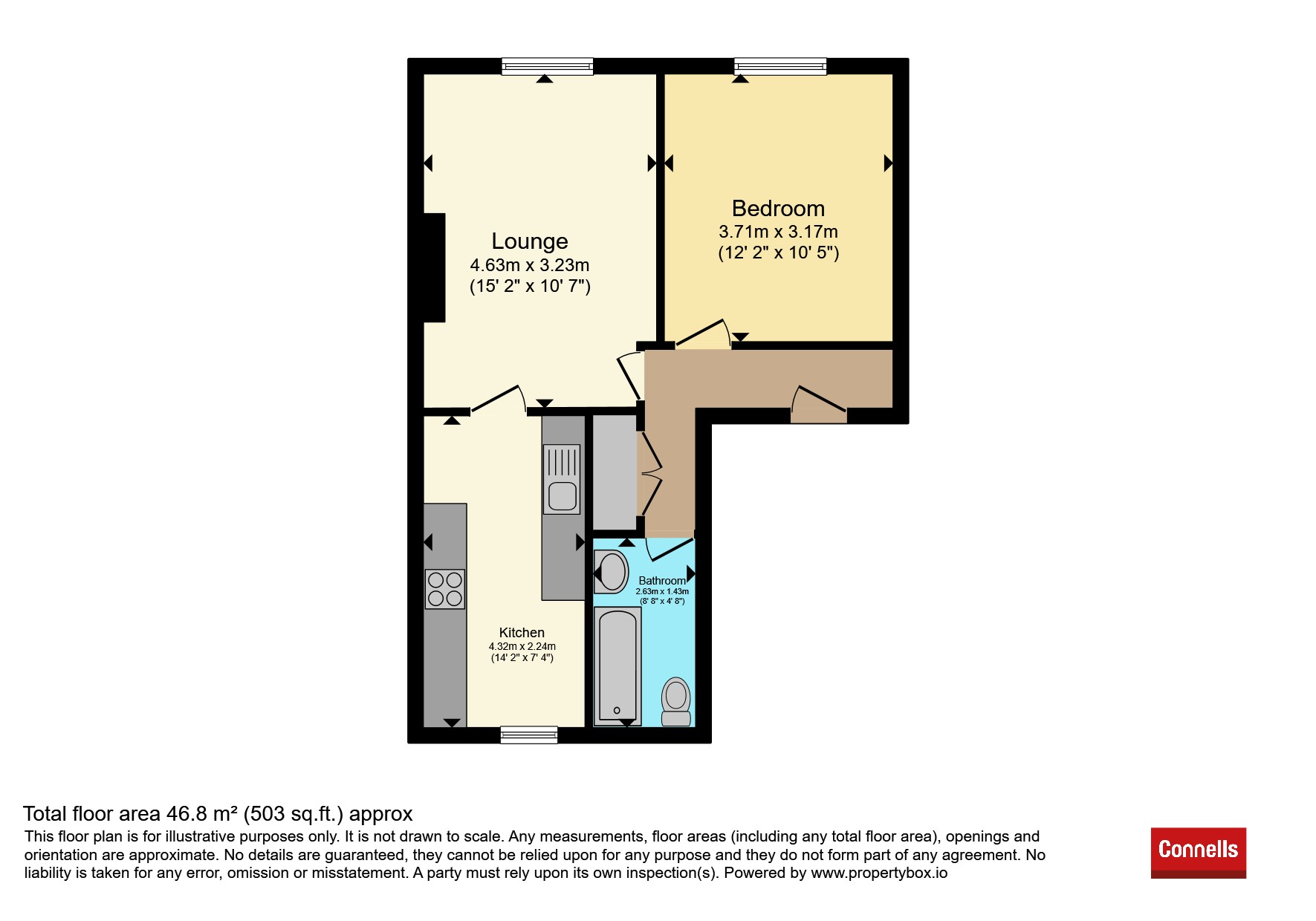 12a, Cumberland Street, Plymouth floorplan