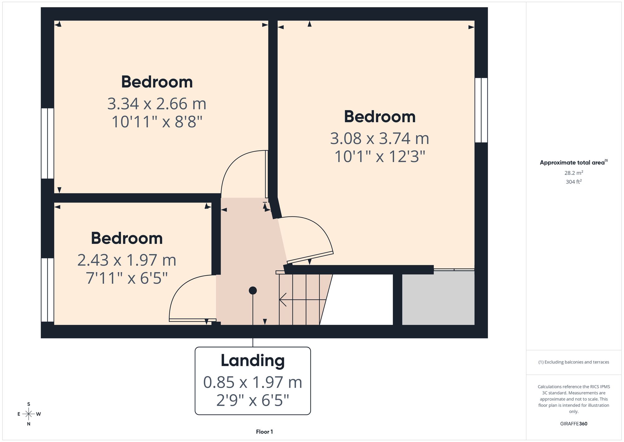1 South Griffin Terrace, Abertillery floorplan
