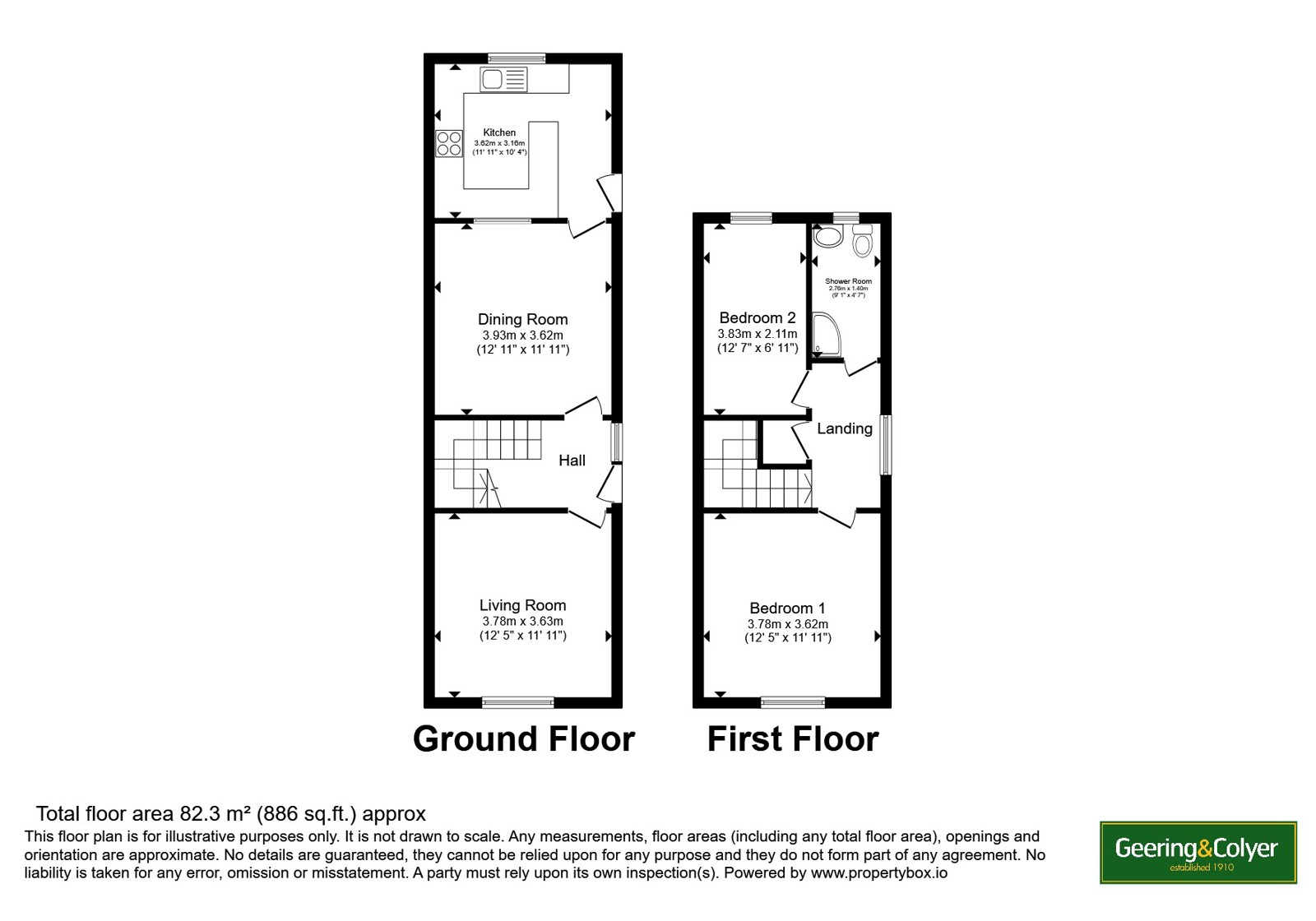 4, Temple Close, Dover floorplan