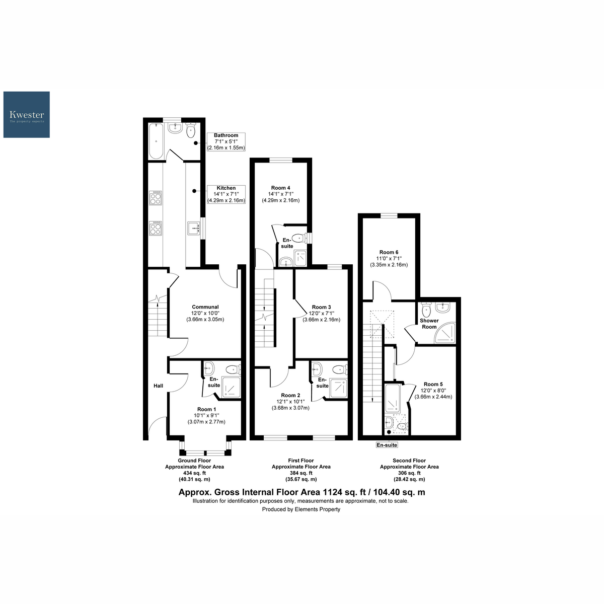 Room 4 83, Priestfield Road, Gillingham floorplan