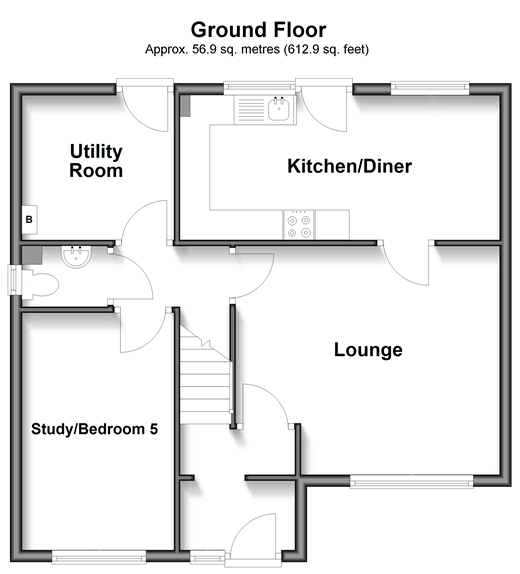 Henley Fields St. Michaels, Tenterden floorplan