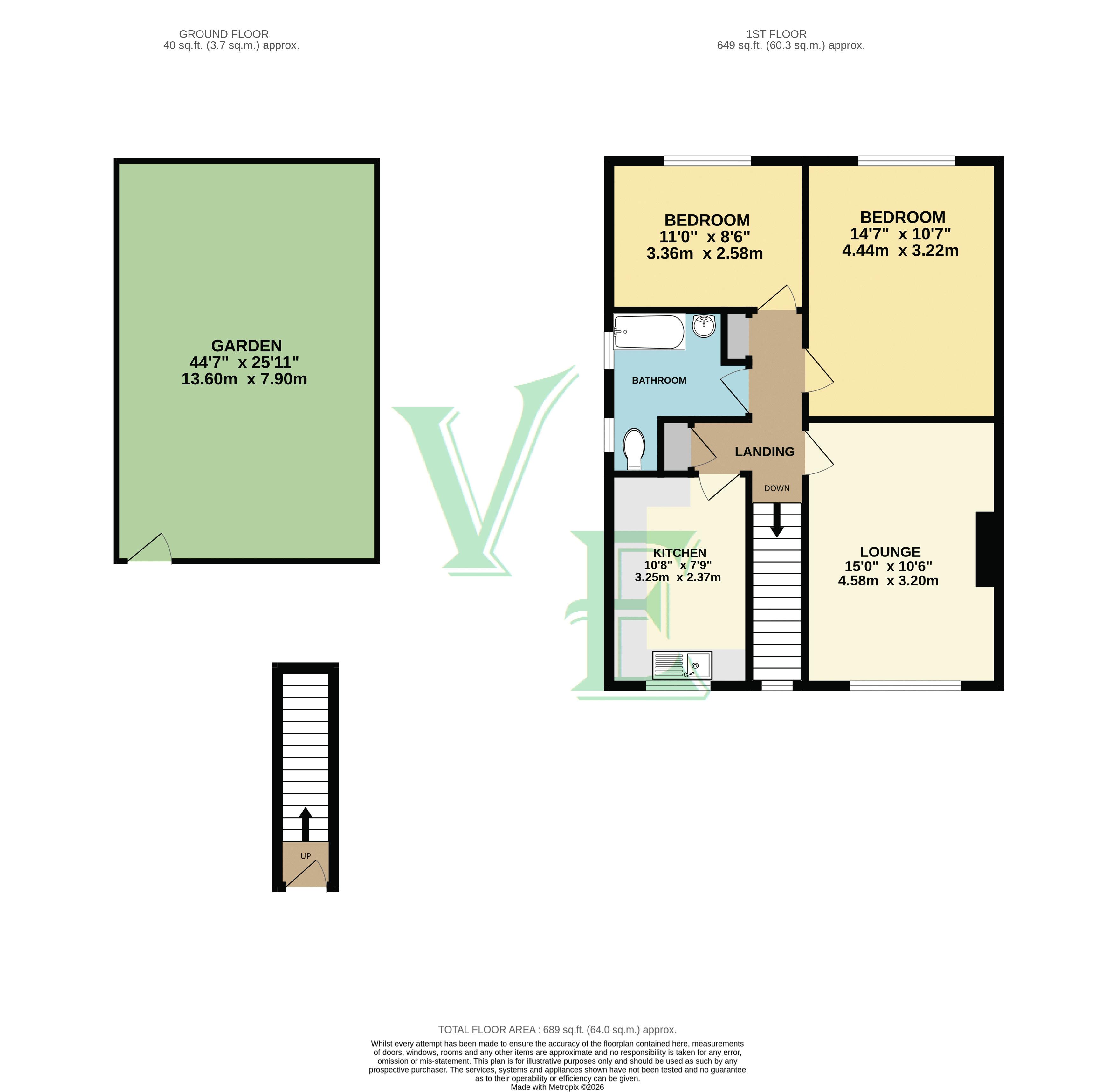 125, Woodside Lane, Bexley floorplan