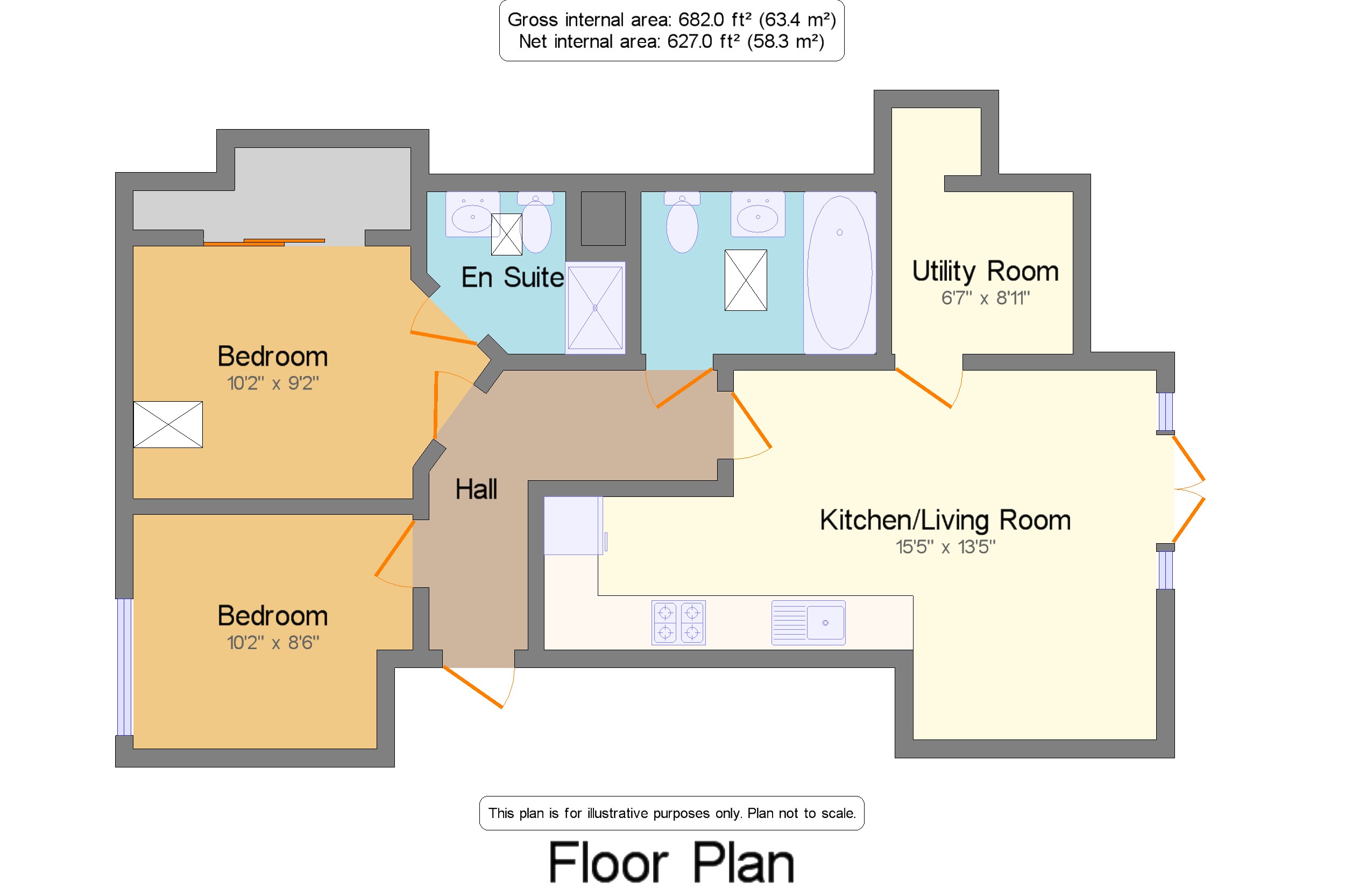 2 Bedrooms Flat for sale in Devon Road, Watford, Hertfordshire WD24