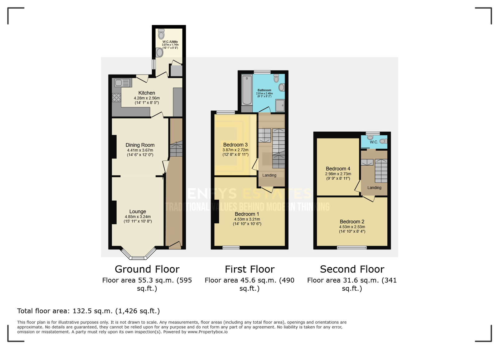 39, Victoria Street, Llandudno floorplan