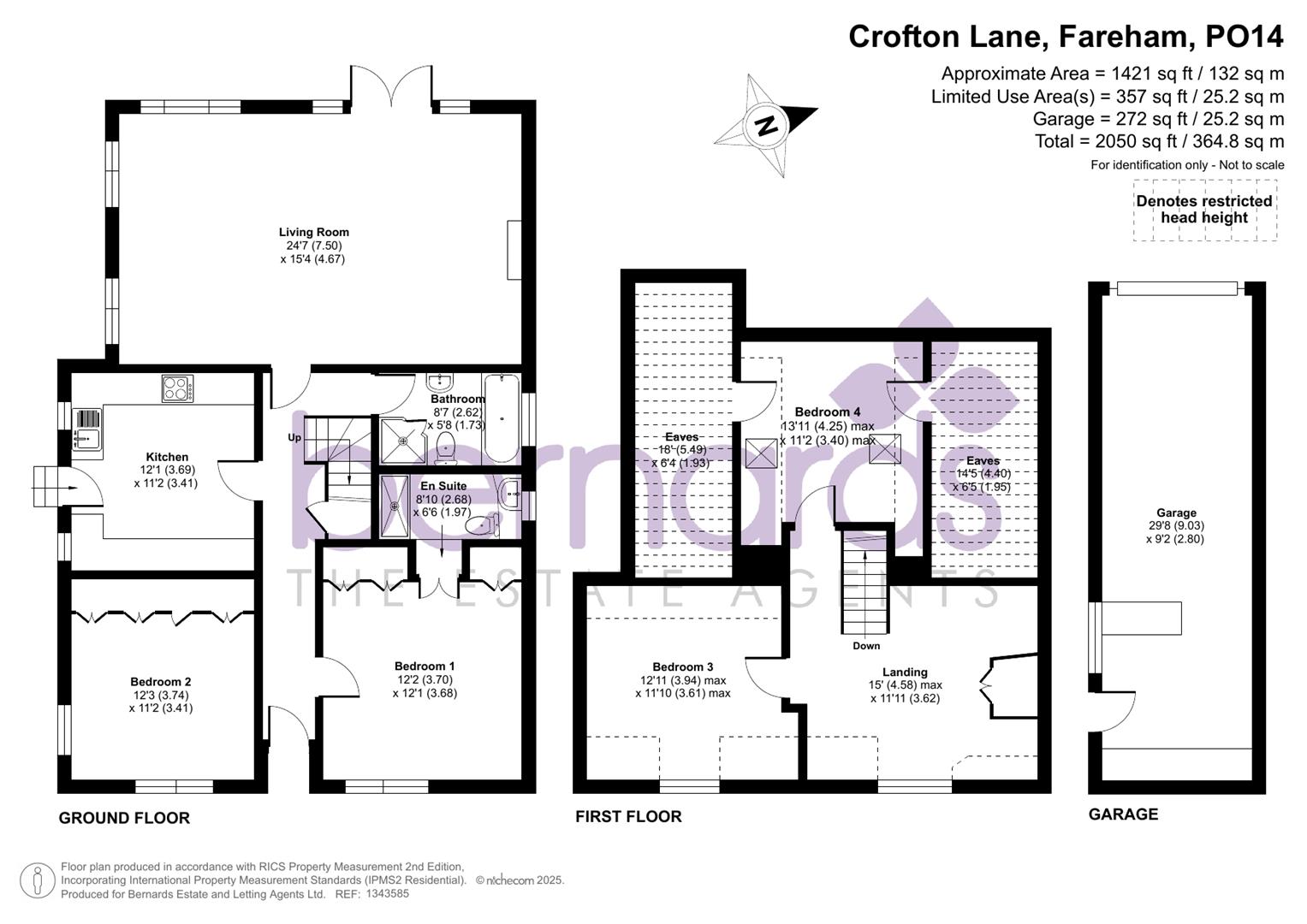 91, Crofton Lane, Stubbington floorplan