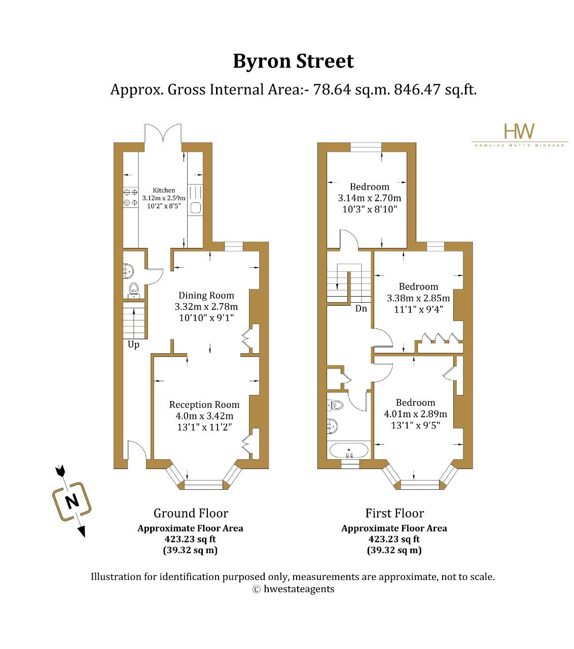 Byron Street, Hove, East Sussex BN3, 3 bedroom terraced house for sale