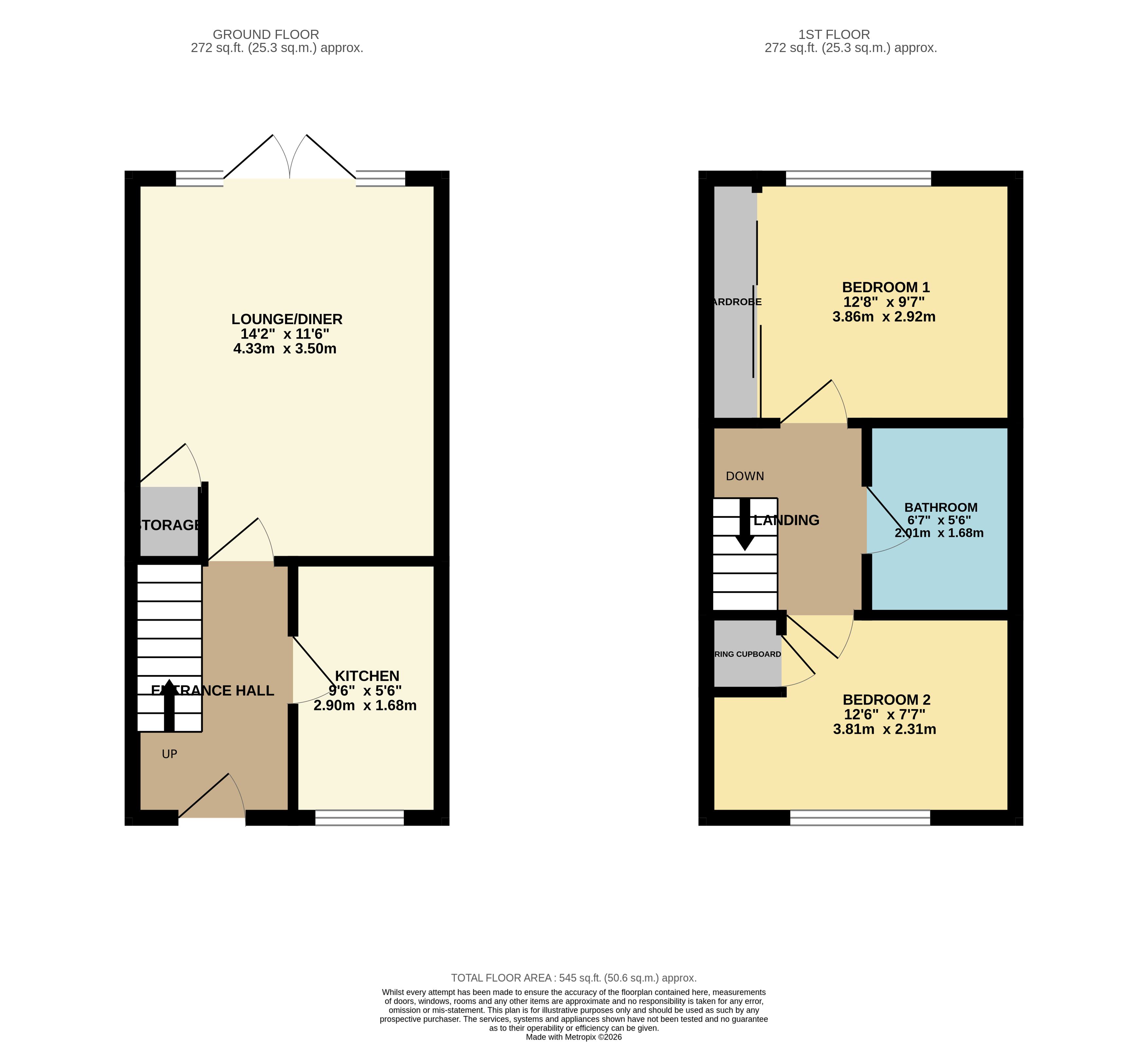 20, Chalkdown, Bedfordshire floorplan