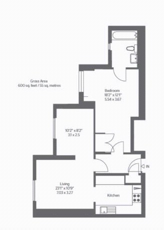 1 Bedrooms Flat to rent in Weymouth Street, Fitzrovia W1W