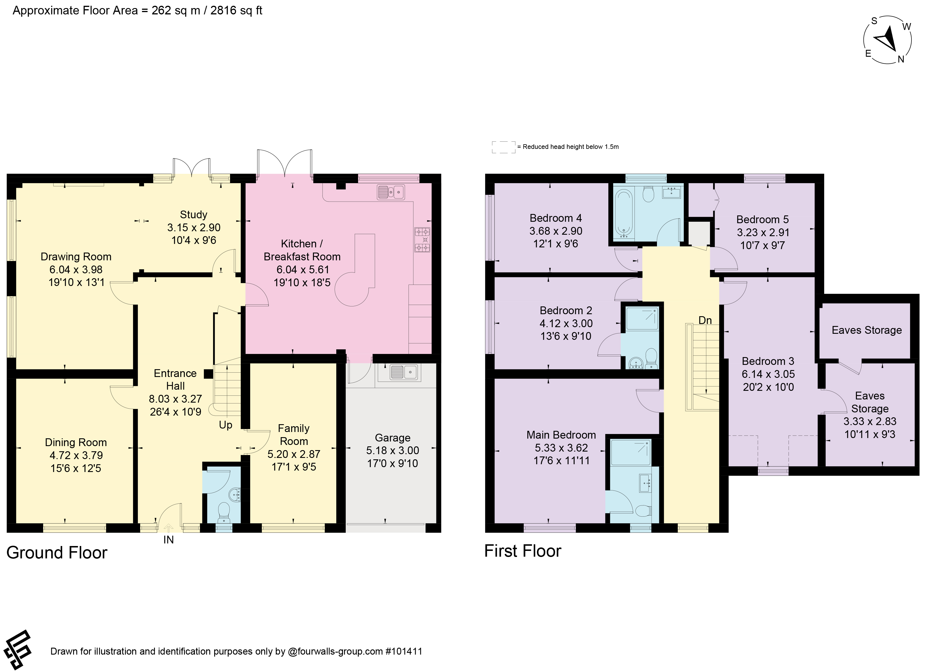 56, Simons Walk, Egham floorplan