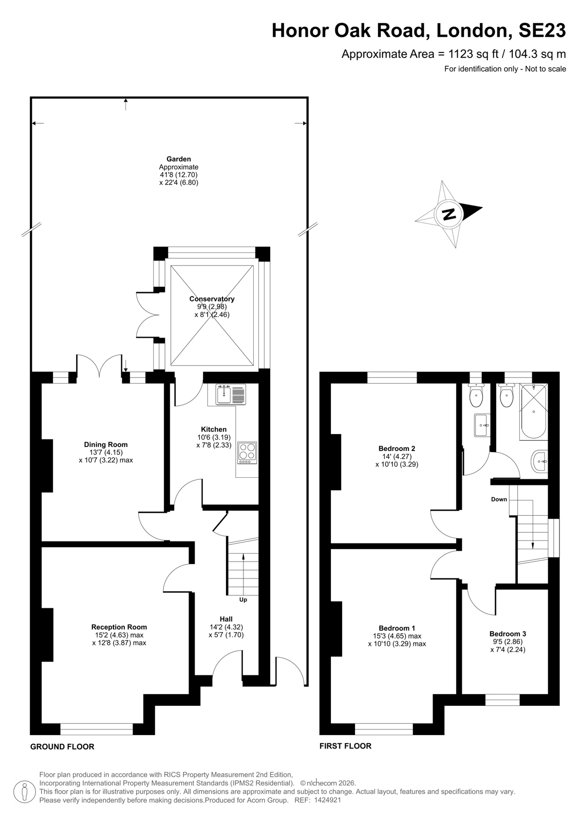 32, Honor Oak Road, London floorplan