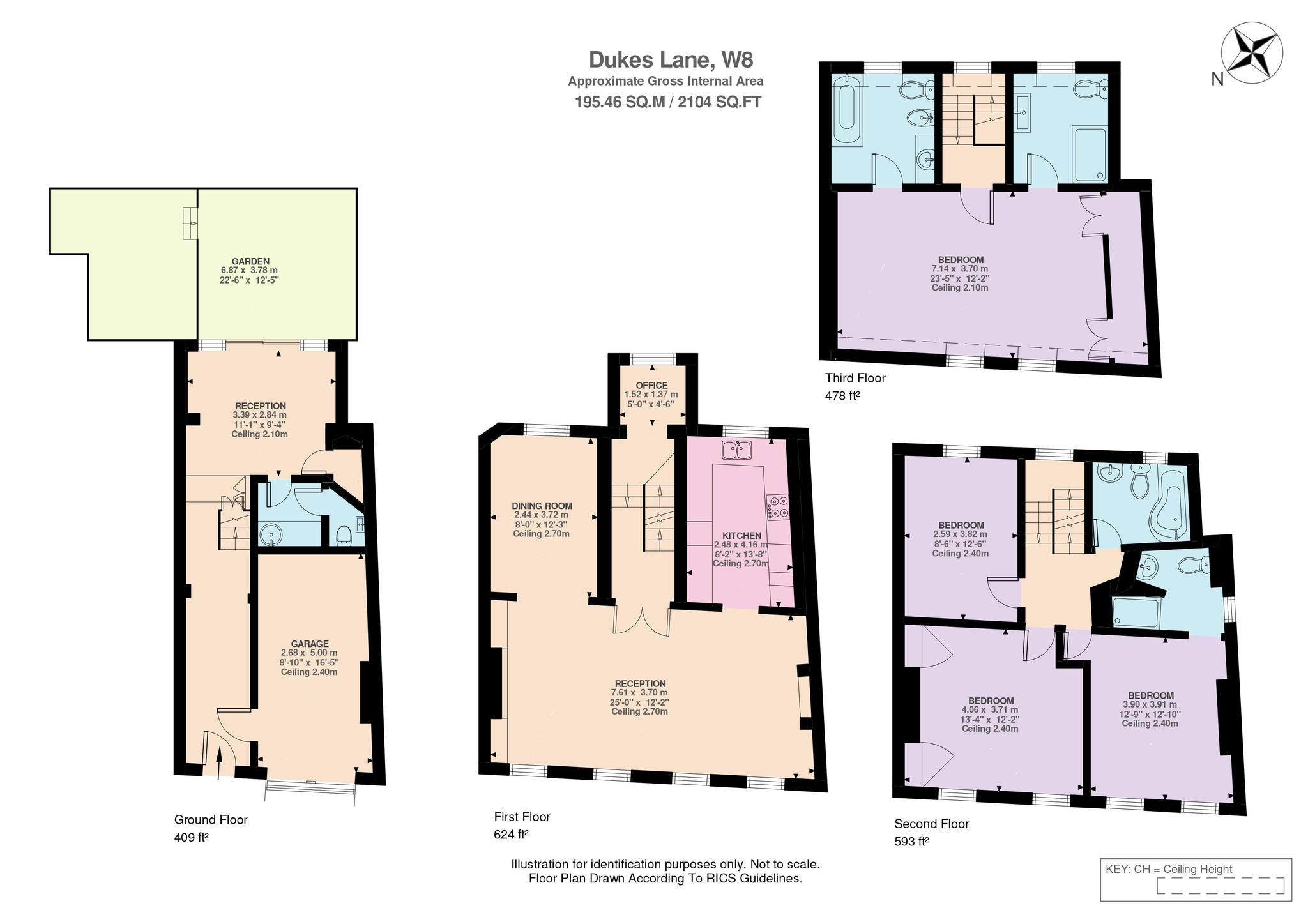 4, Dukes Lane, Kensington floorplan