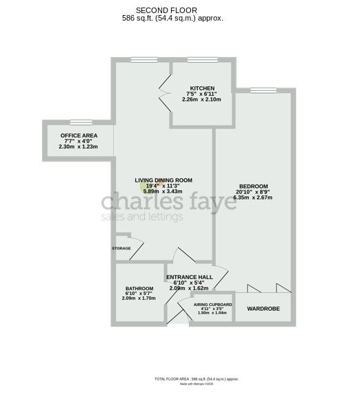 40 Penn Court, Oxford Road, Calne floorplan