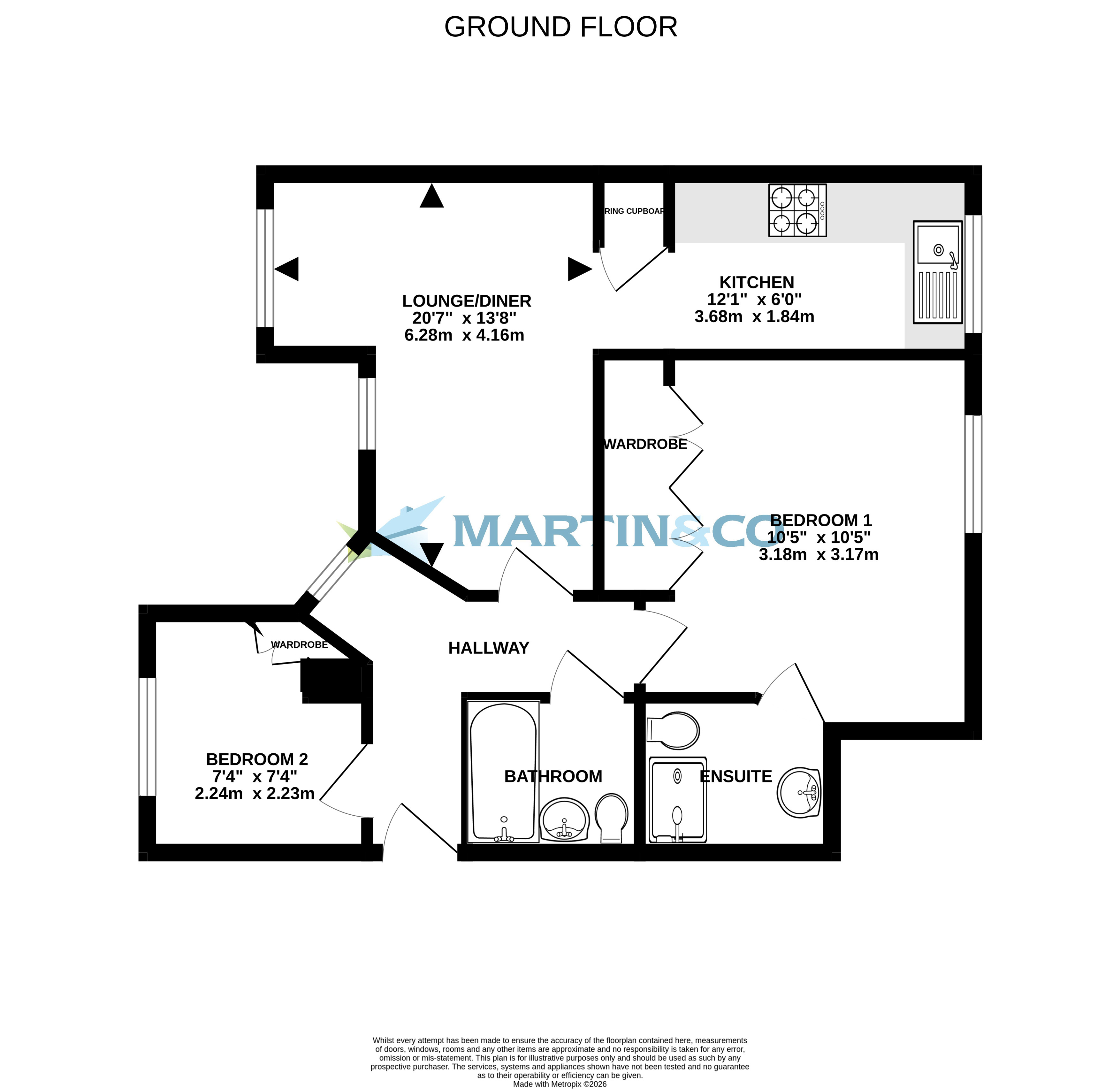 2, Wedderburn Avenue, Basingstoke floorplan