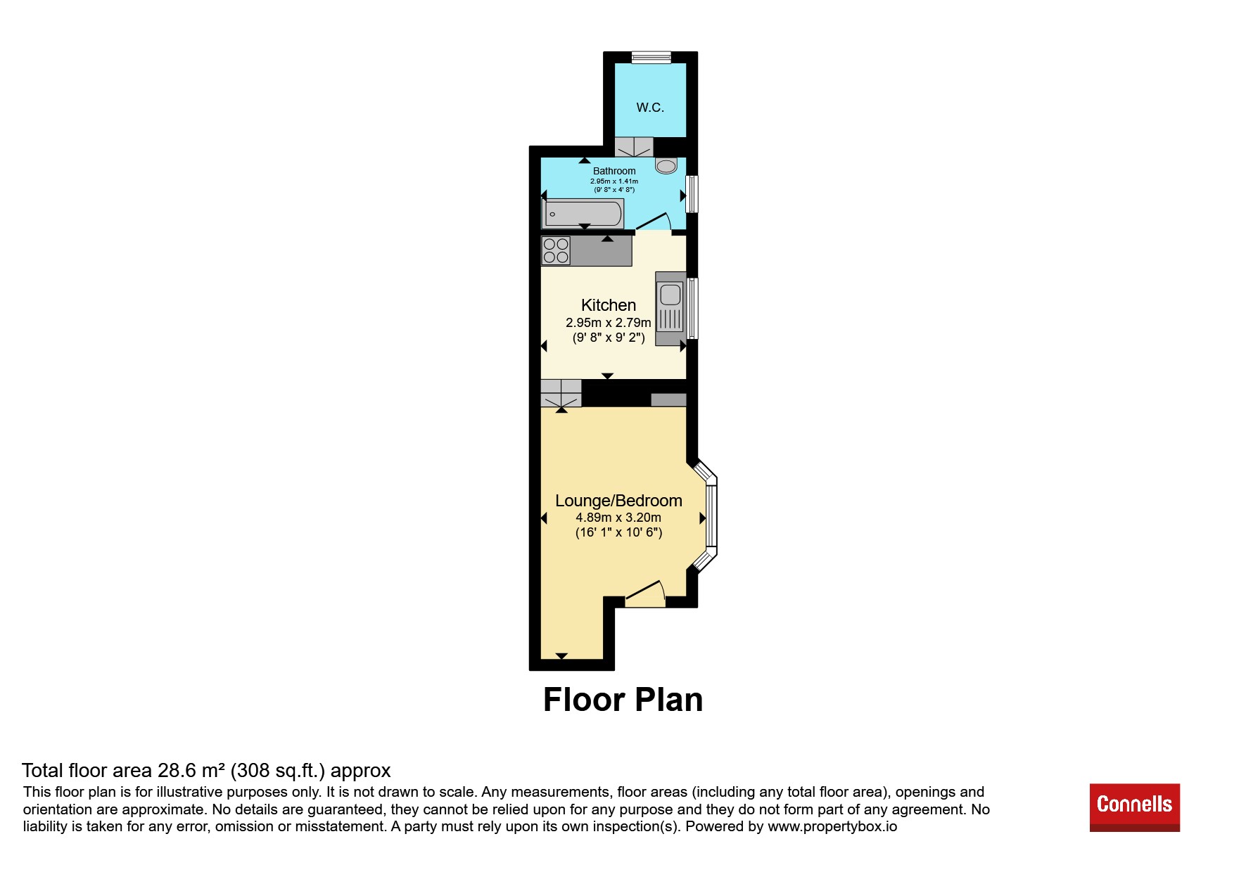 Flat 4, 11, Victoria Place, Plymouth floorplan