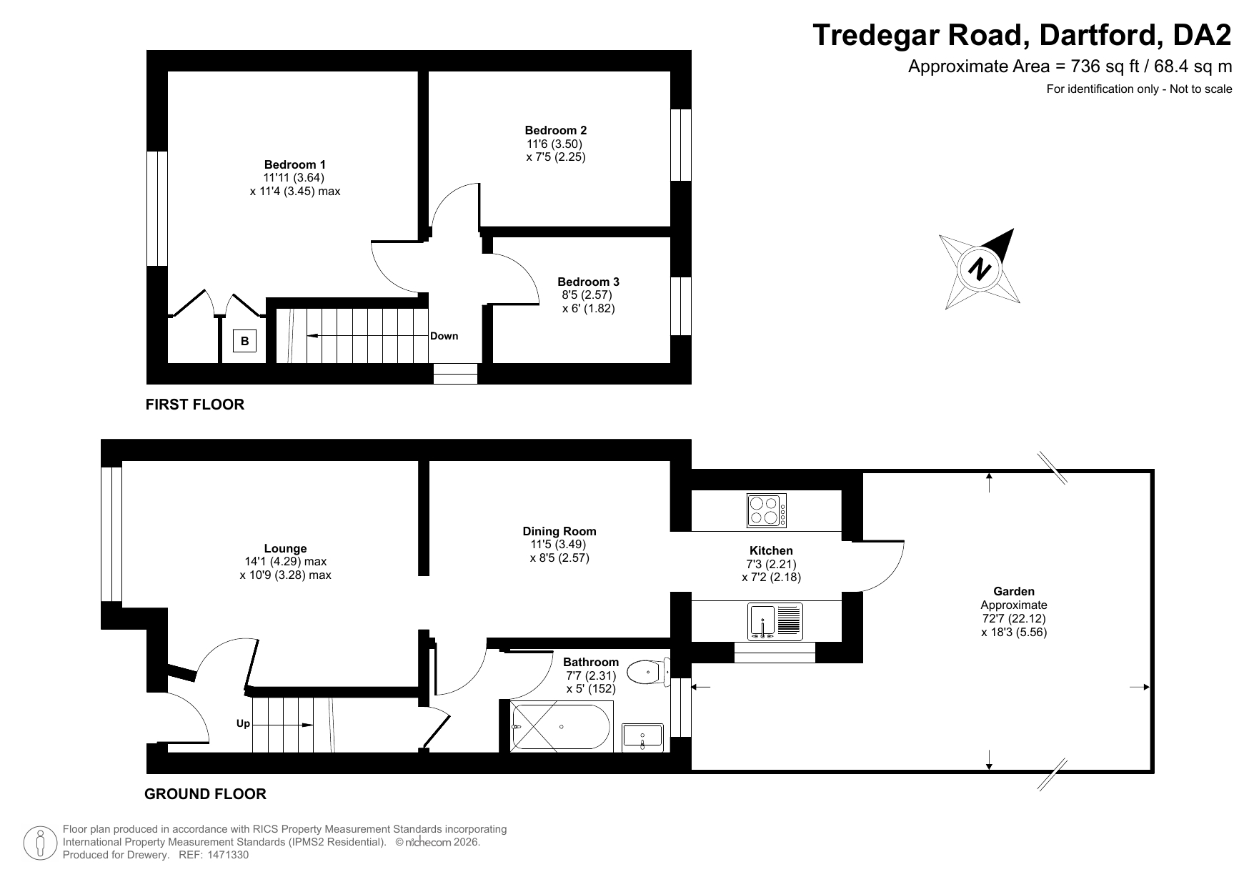 27, Tredegar Road, Dartford floorplan