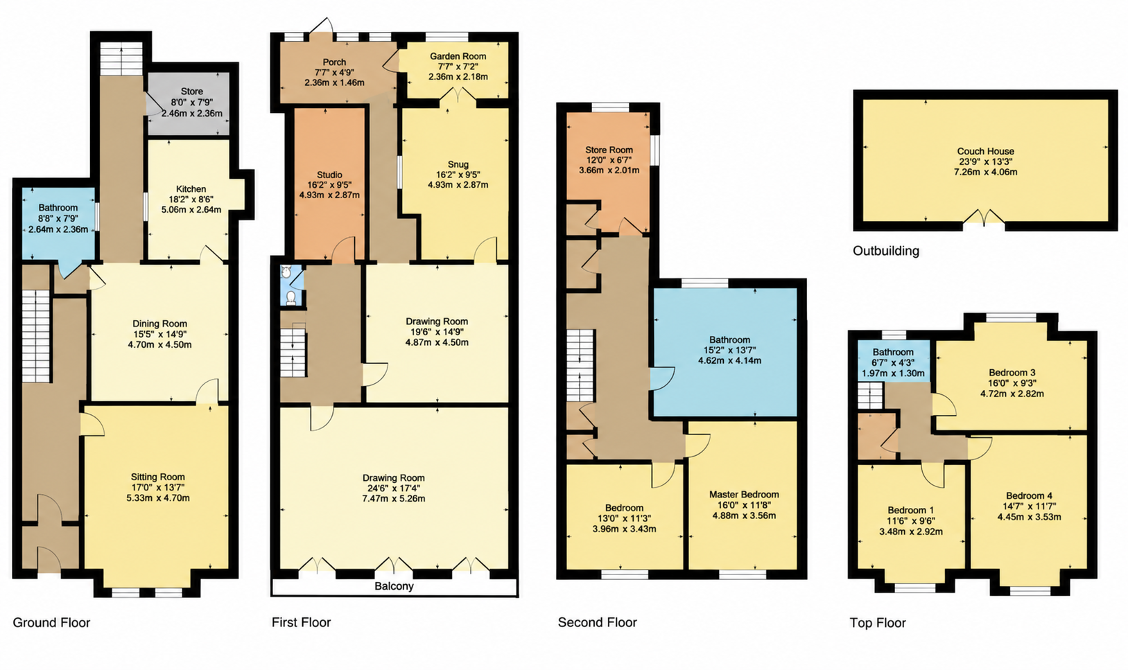 5, Montpelier Terrace, Devon floorplan