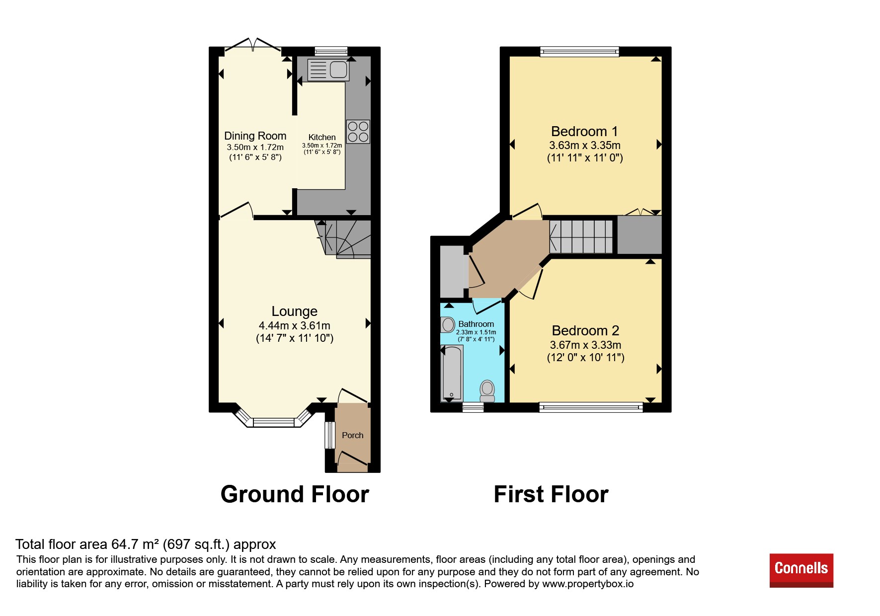 34, Manor House Drive, Ashford floorplan