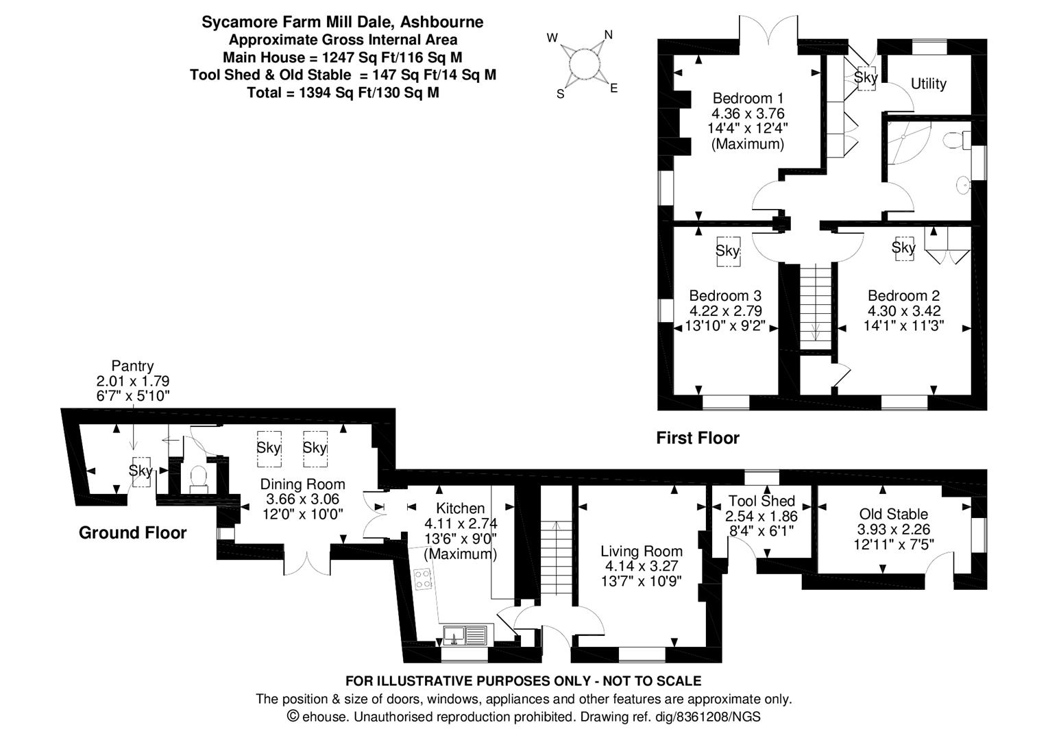 3 Bedrooms  for sale in Mill Dale, Alstonefield, Ashbourne DE6
