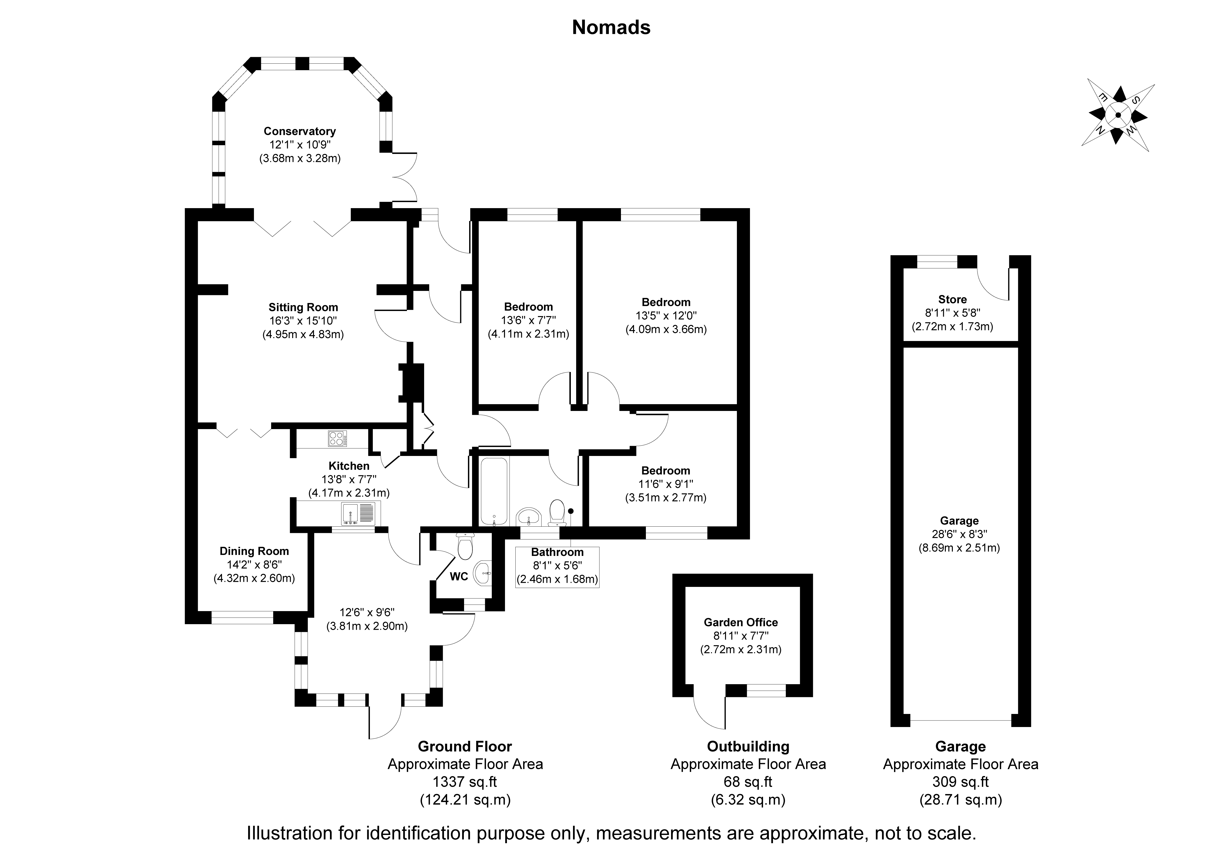 Nomads,, Sibford Road, Oxon floorplan