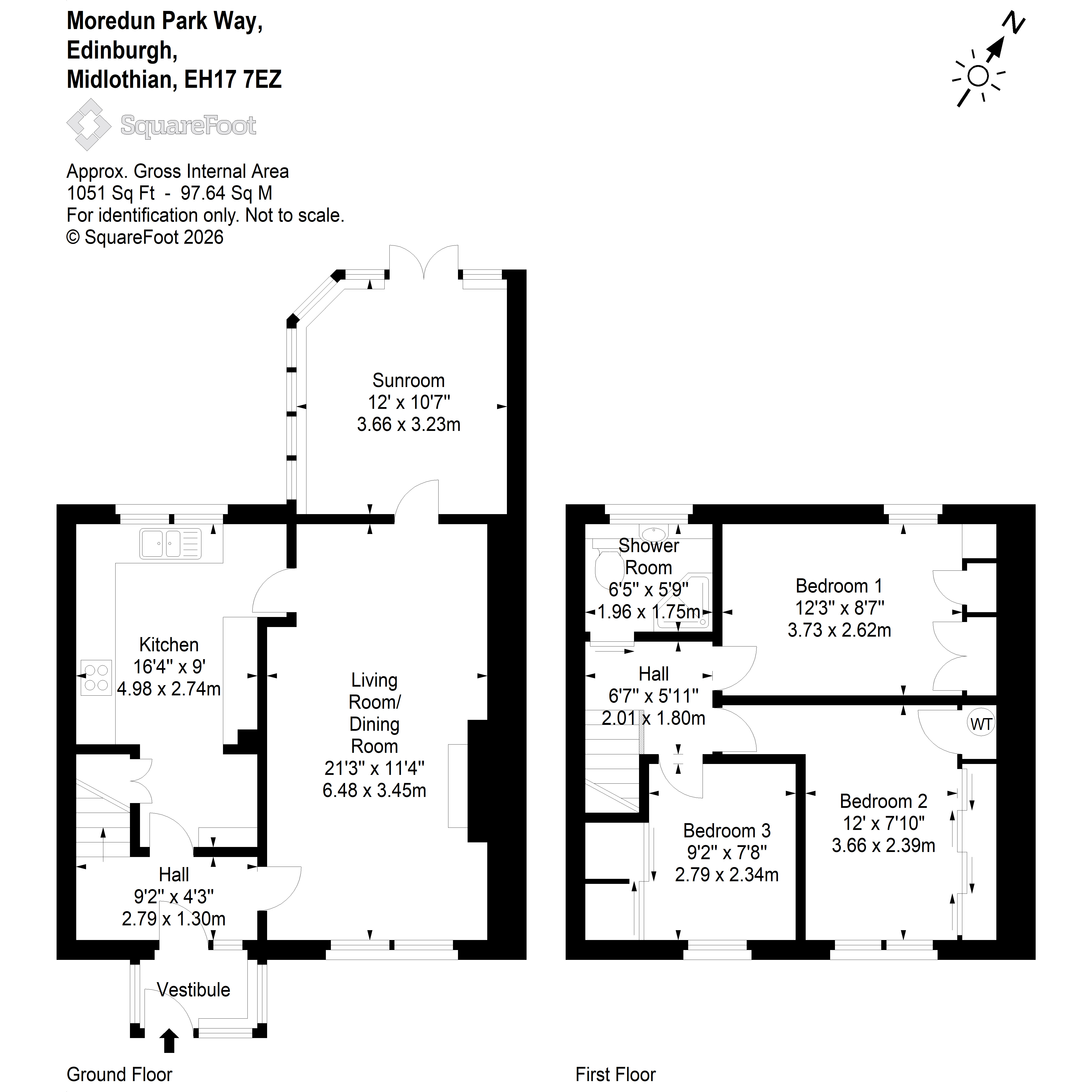 10, Moredun Park Way, Edinburgh floorplan