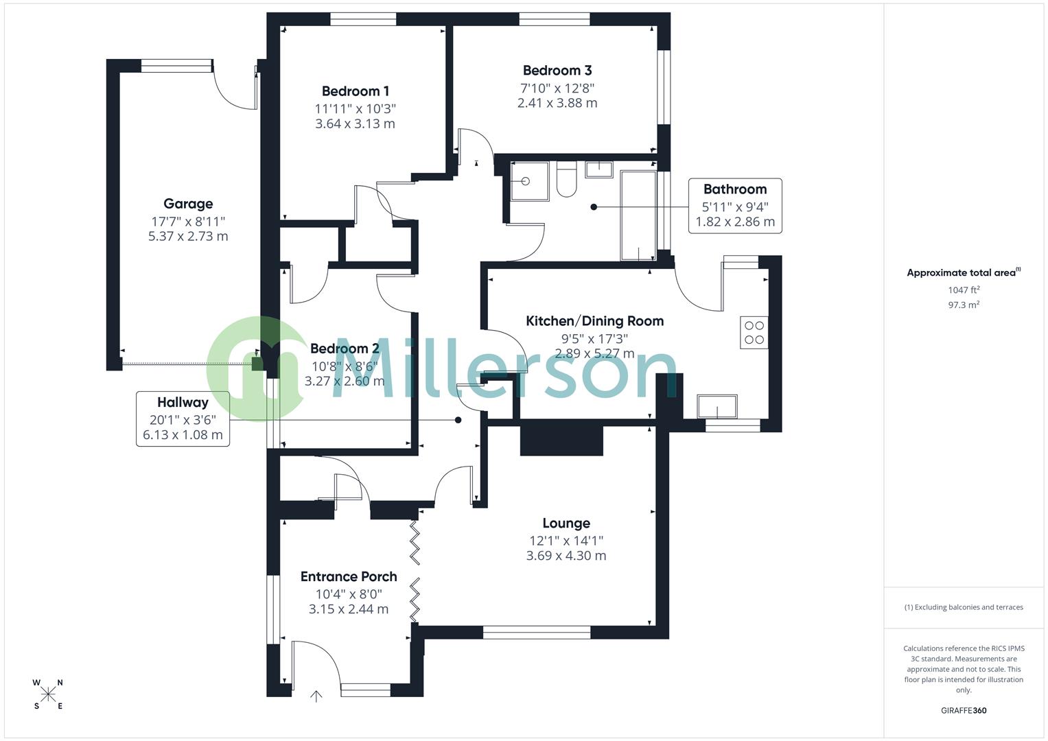 3, Dracaena Avenue, Hayle floorplan