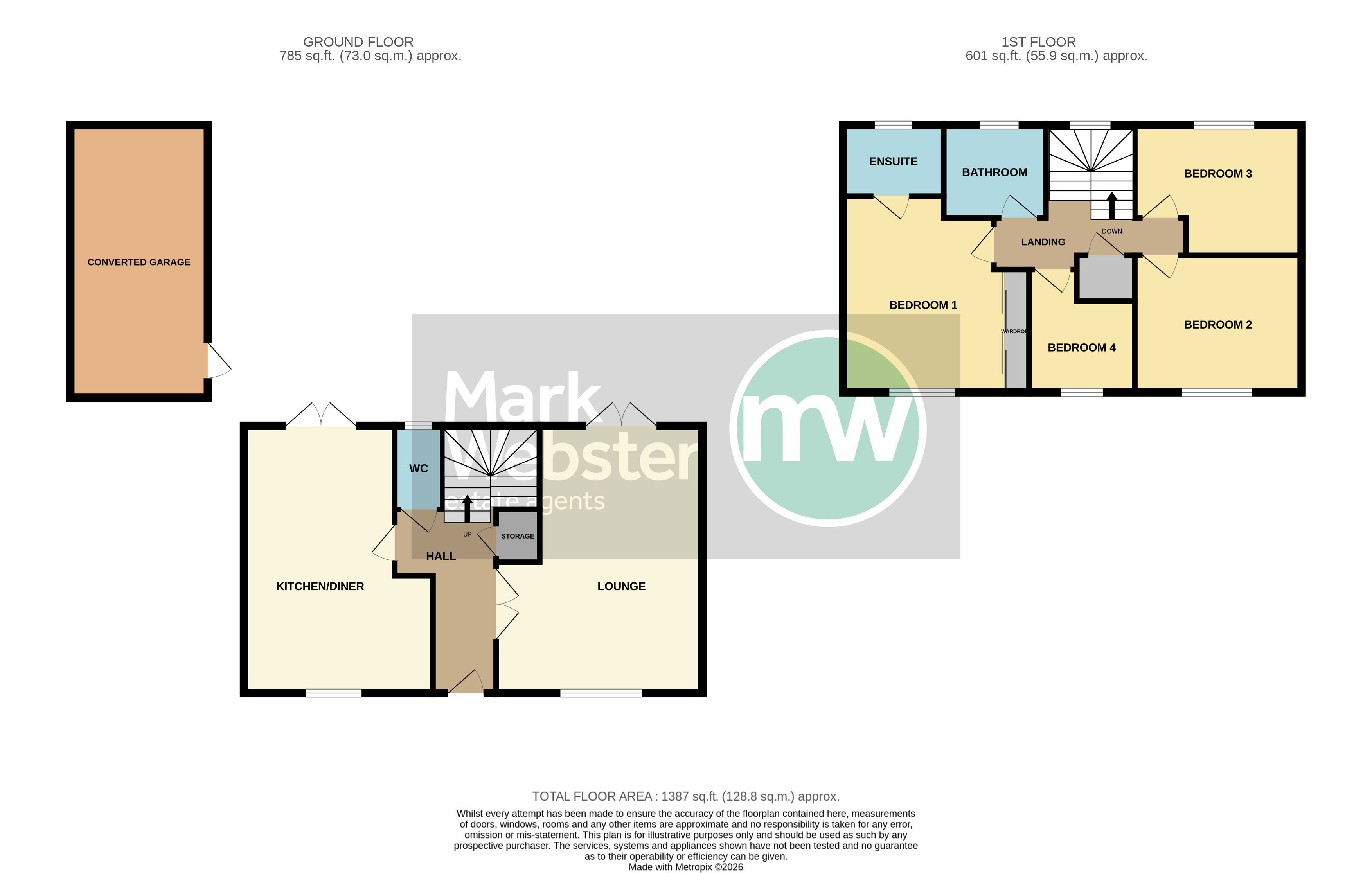 14, Foxley Chase, Swadlincote floorplan