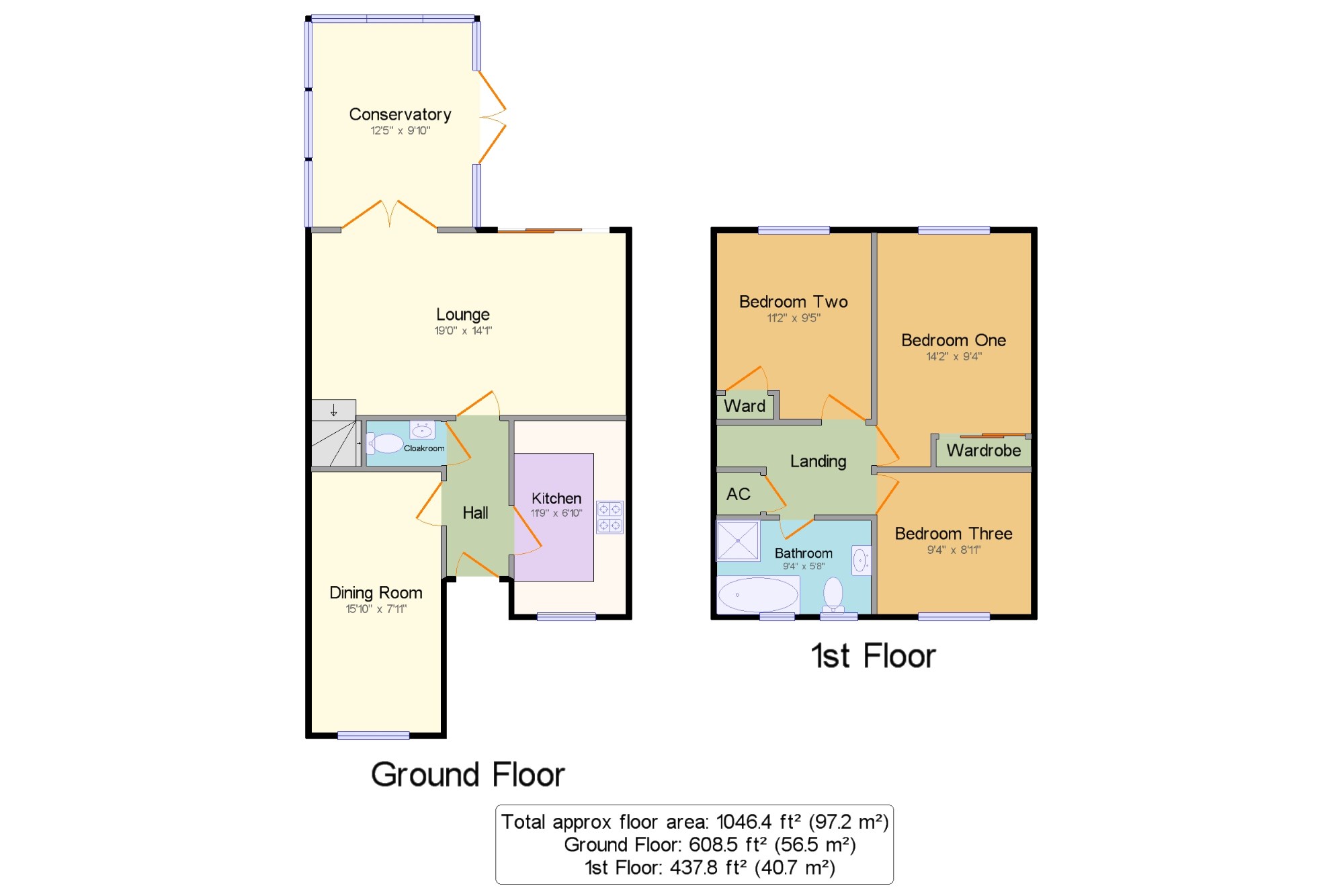 3 Bedrooms End terrace house for sale in Harvesters Way, Weavering, Maidstone, Kent ME14