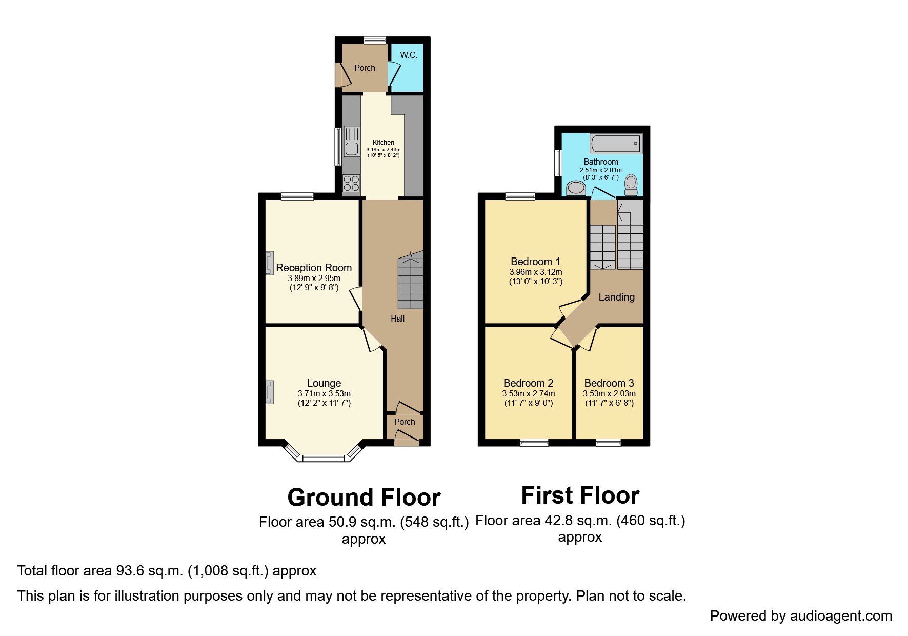 Cambridge Grove, EX34, 3 bedroom terraced house for sale