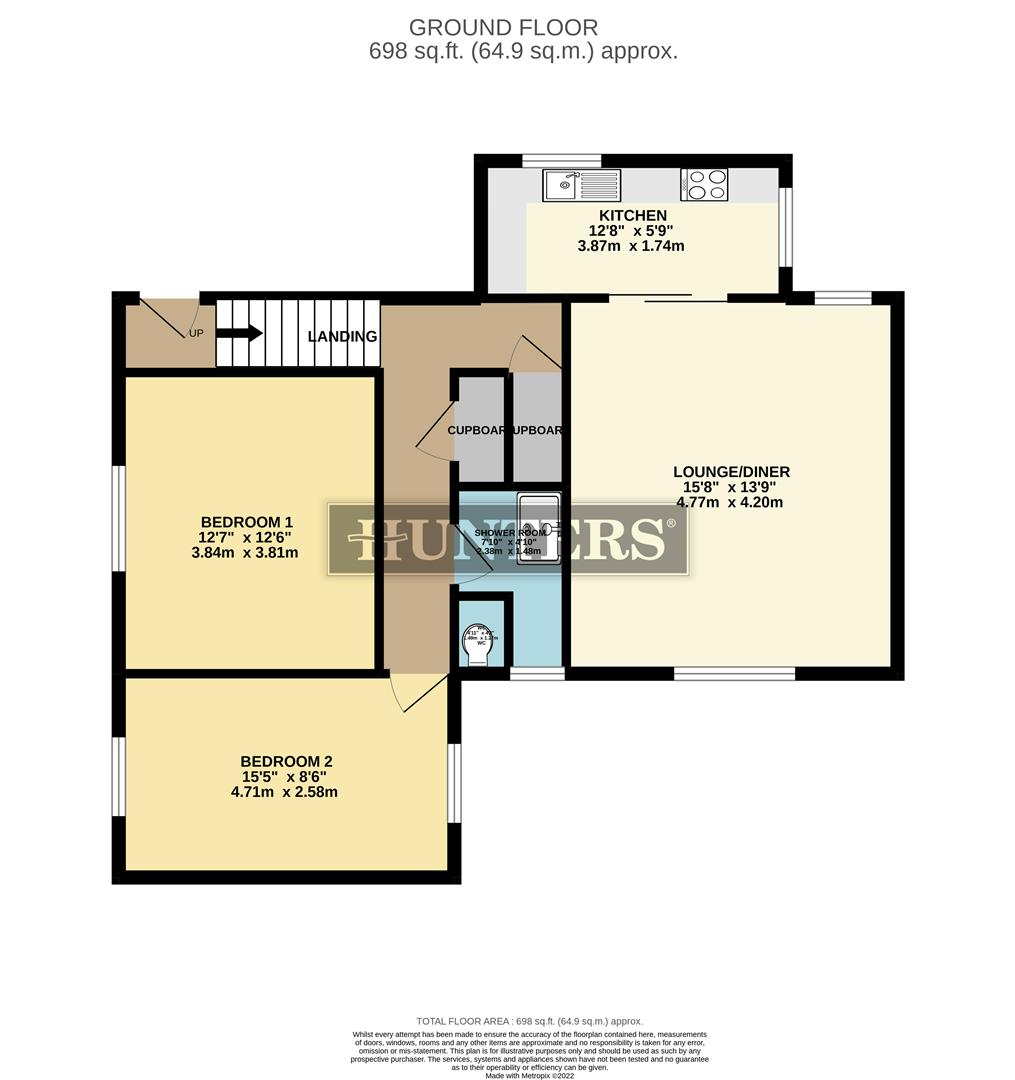 10, Tideswell Court, Scunthorpe floorplan