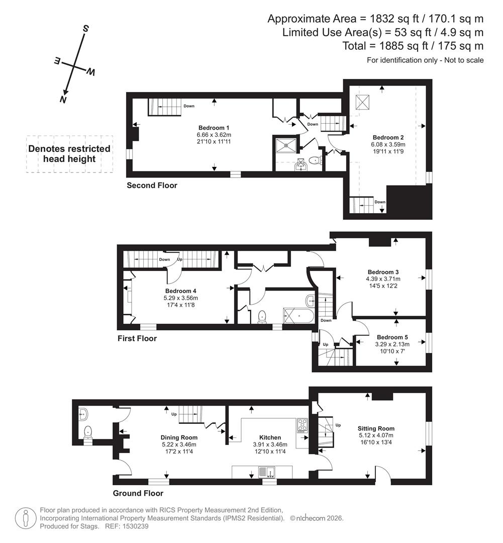 65 South Street, Bridport floorplan