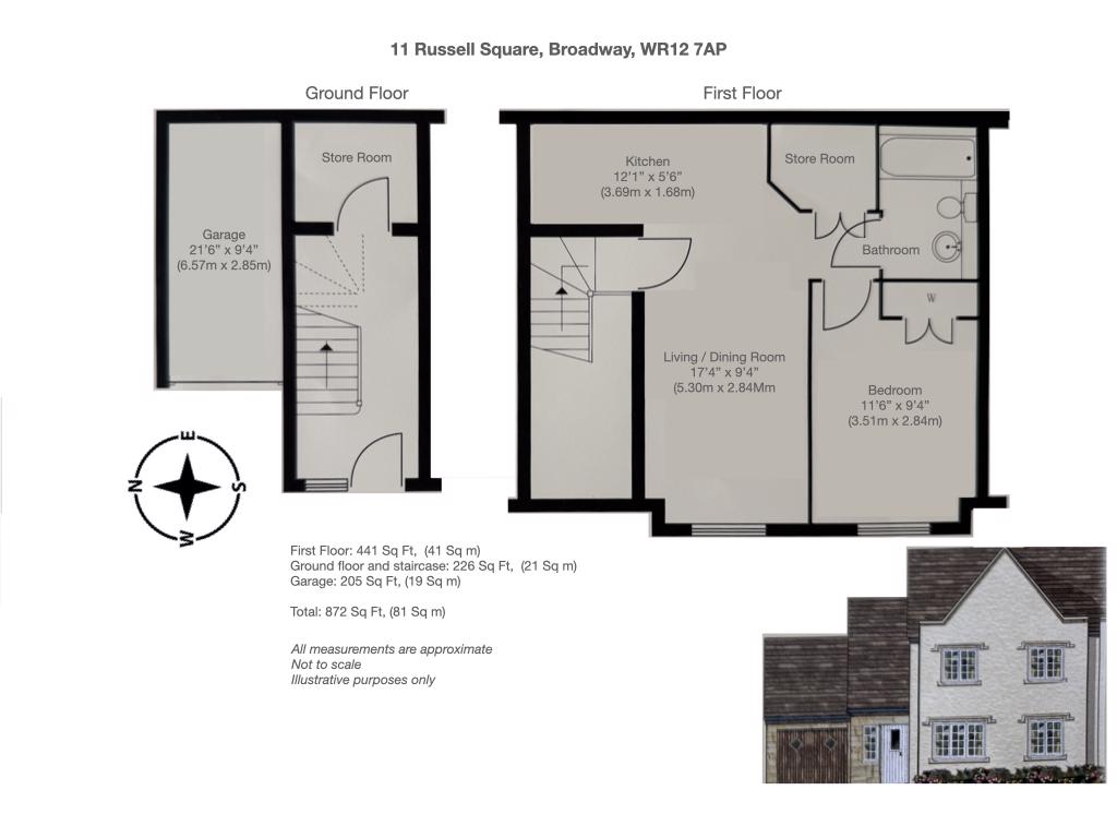 11, Russell Square, Broadway floorplan