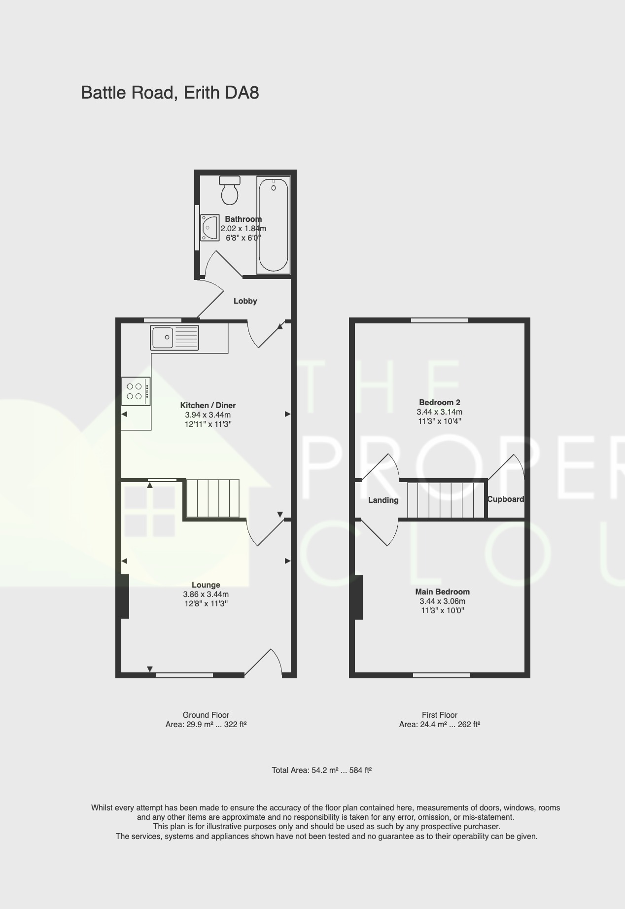 46 Battle Road, Erith, Kent floorplan