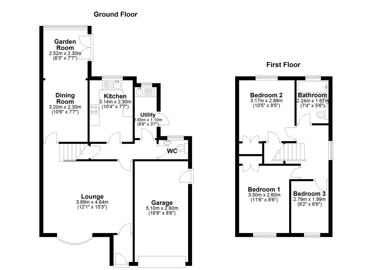 Davidson Close, Great Cornard, Sudbury CO10, 3 bedroom detached house