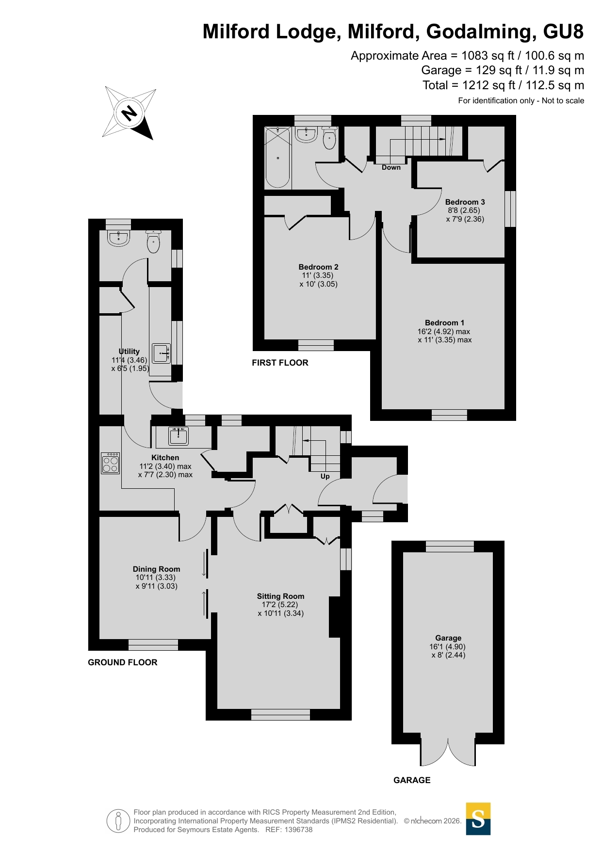 50, Milford Lodge, Godalming floorplan