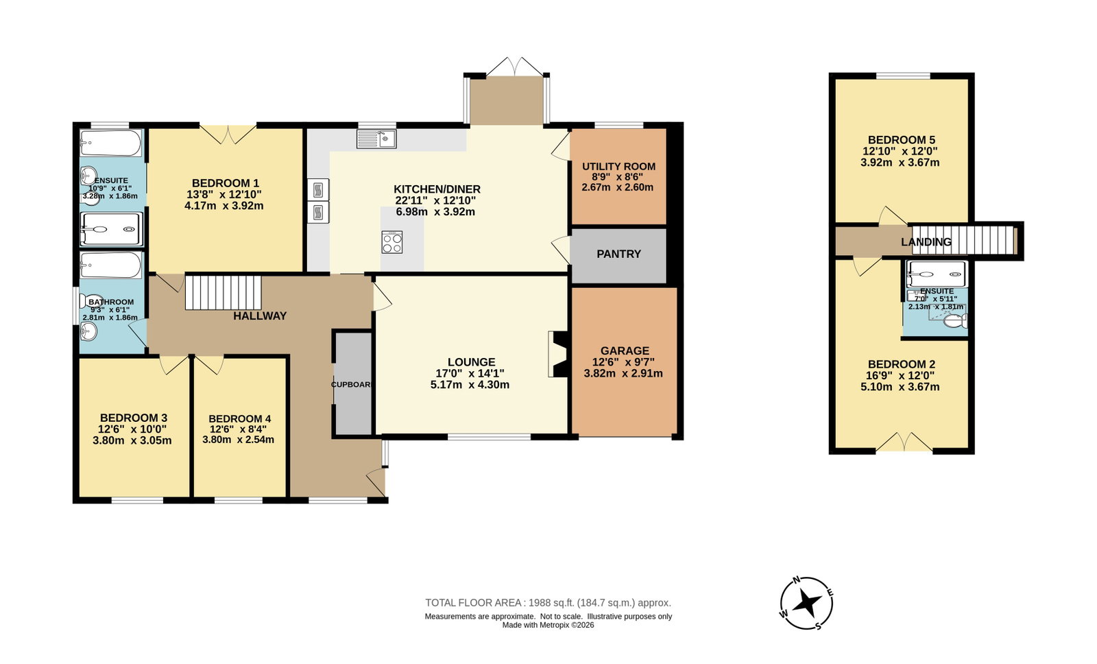 2, Ashtree Grove, Plymouth floorplan