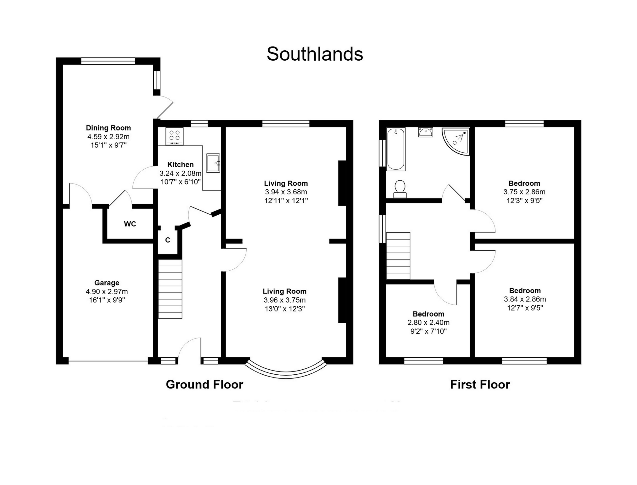 Southlands, Newcastle upon Tyne floorplan