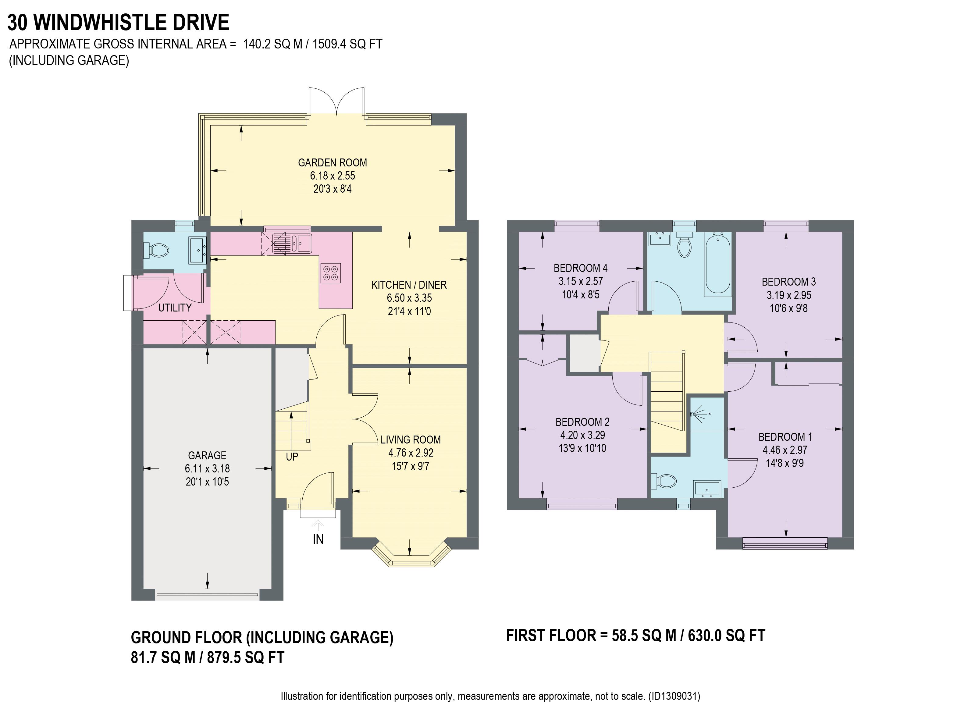 30, Windwhistle Drive, Chesterfield floorplan