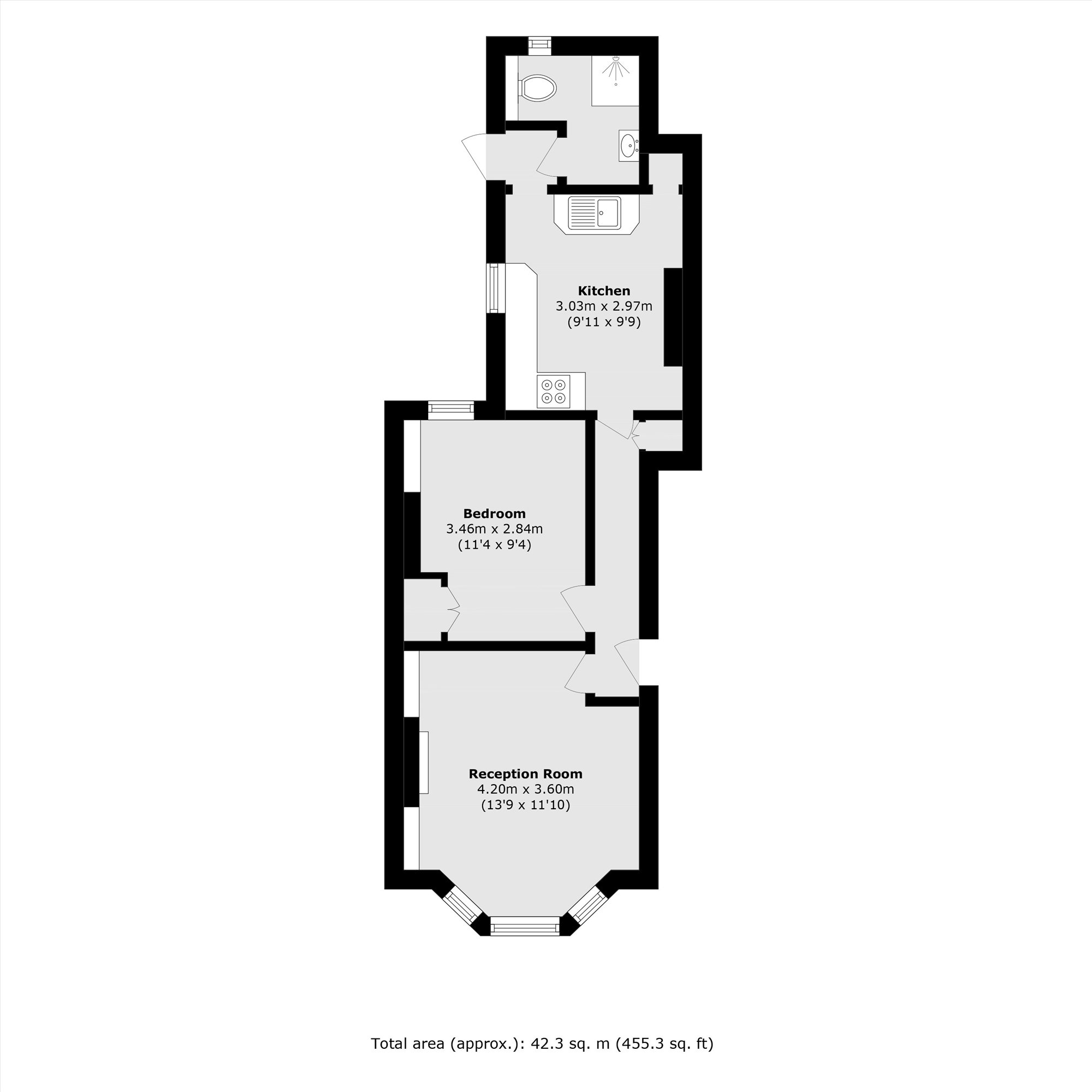 Ground Floor Flat, 67, Whellock Road, London floorplan