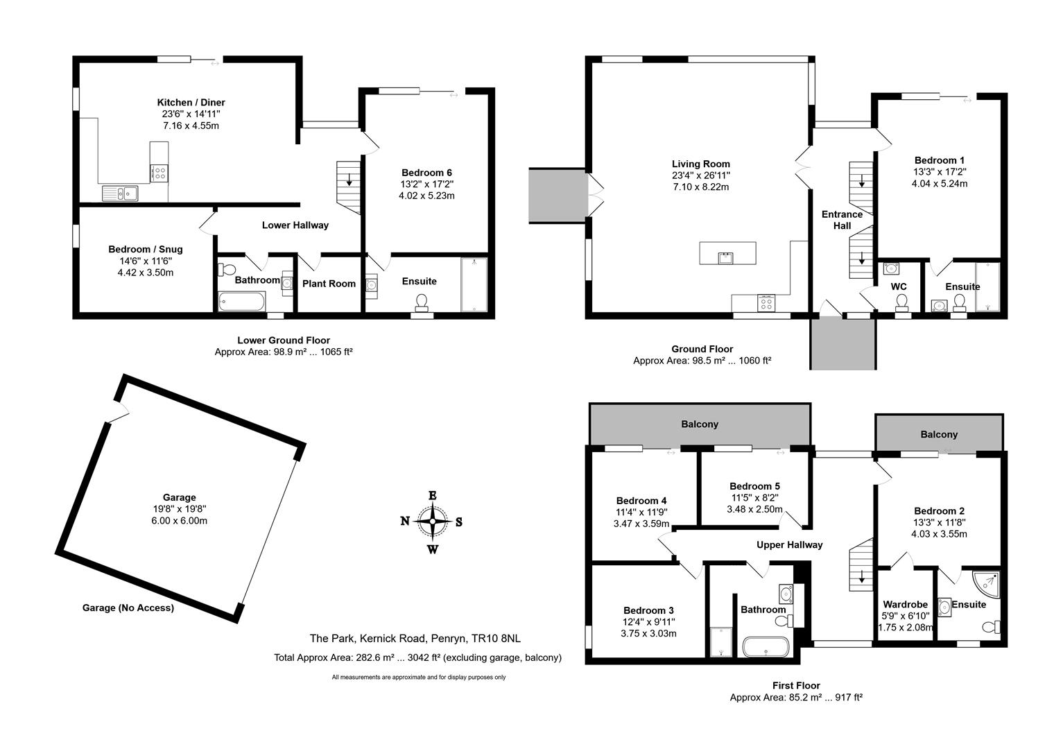 Trefusis View, The Park, Kernick Road, Penryn floorplan