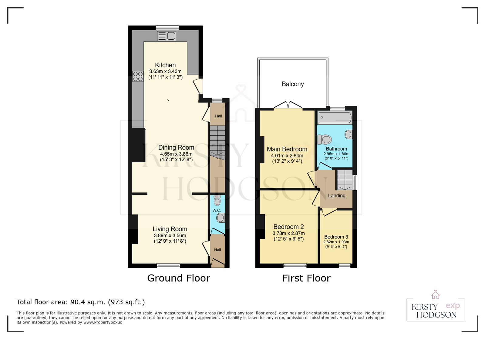 18, Beaumont Terrace, Prudhoe floorplan