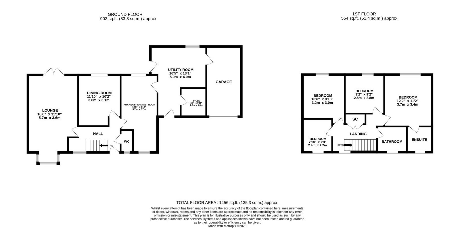40, School Close, Sandy floorplan