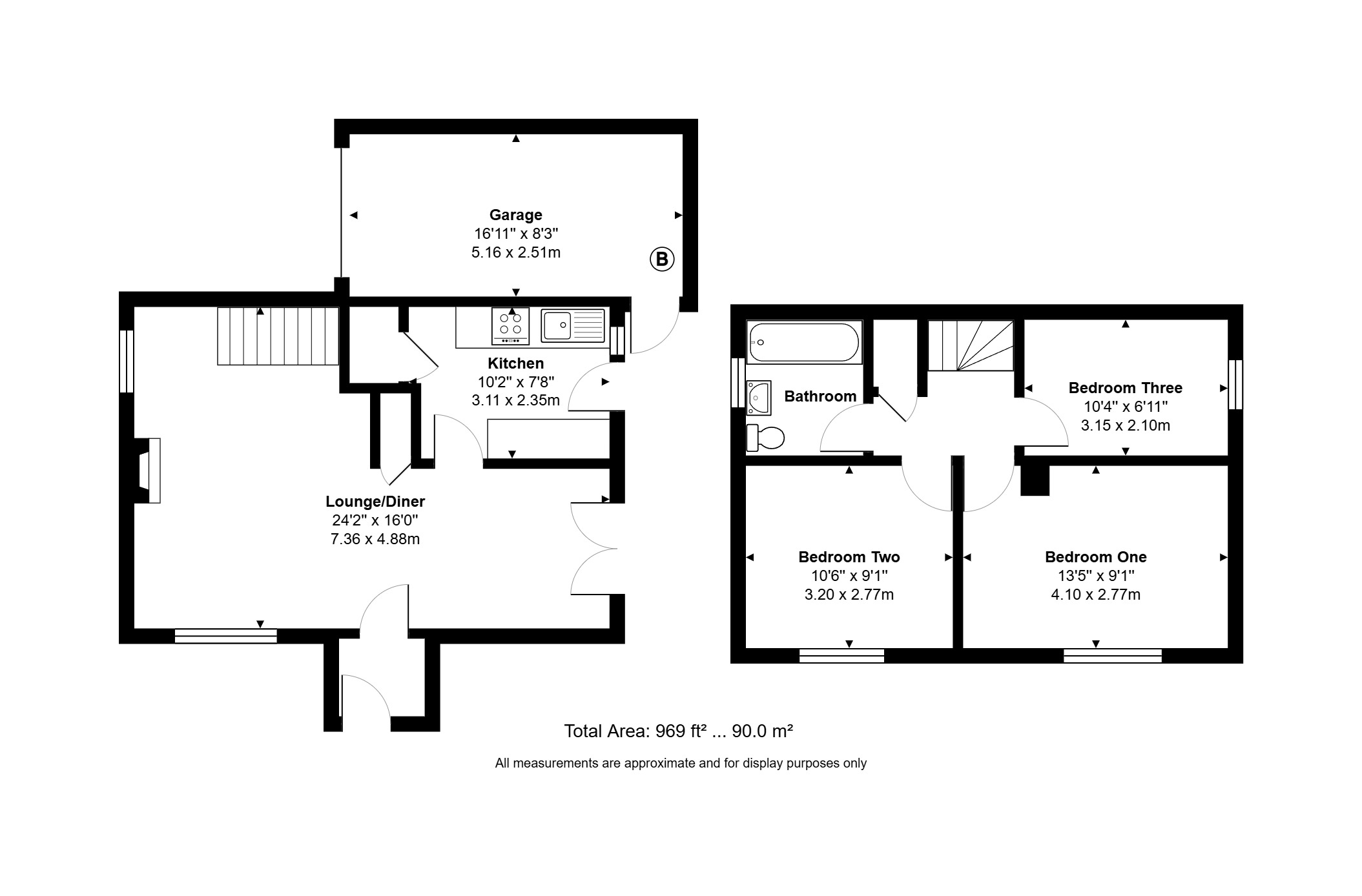45, Wealden Way, Reading floorplan