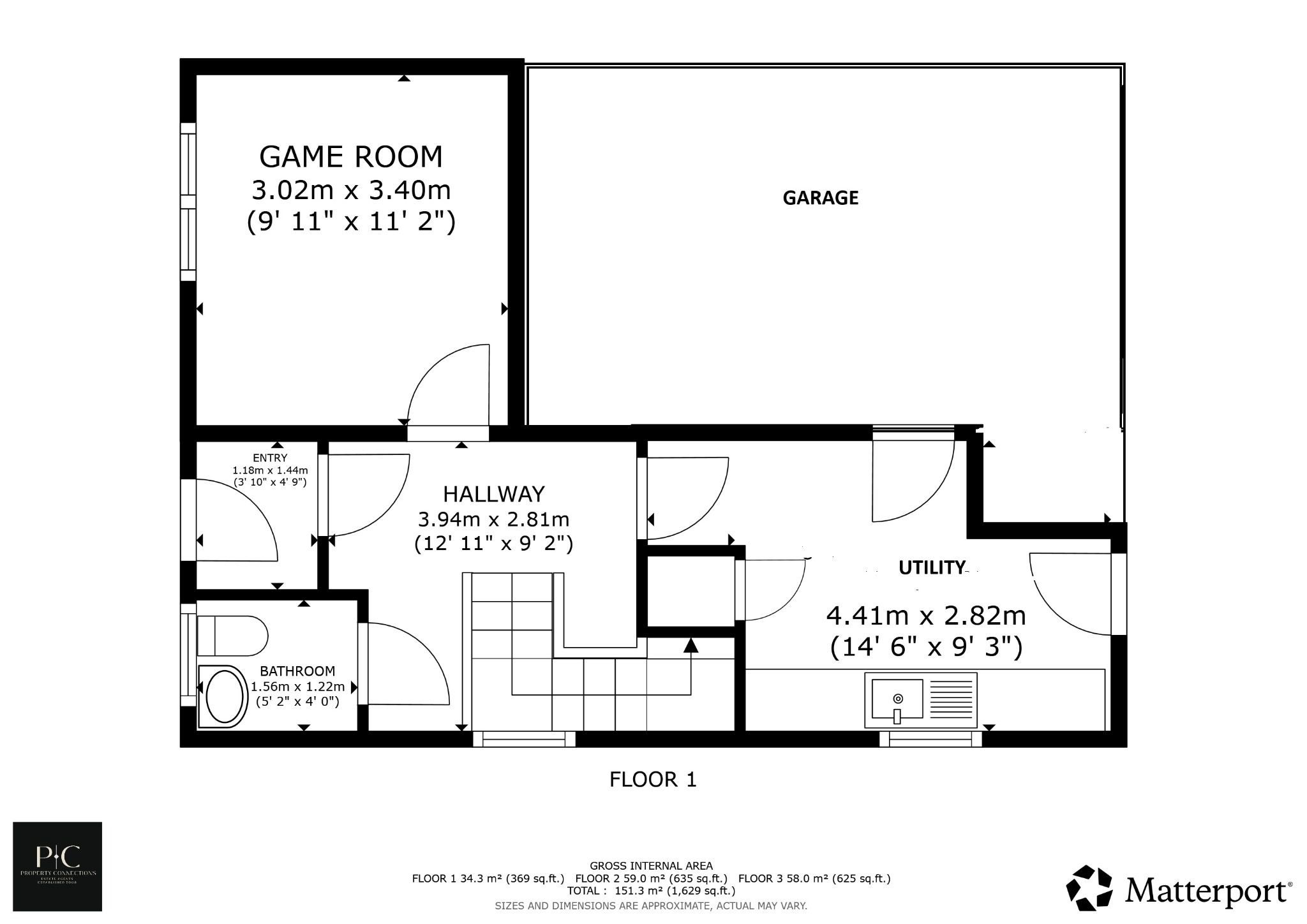 1 Stance Place, Larbert, Falkirk floorplan