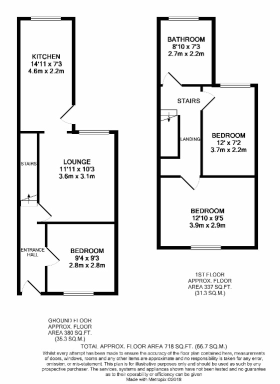 R3 26/27, 15, Lincoln Street, Northampton floorplan