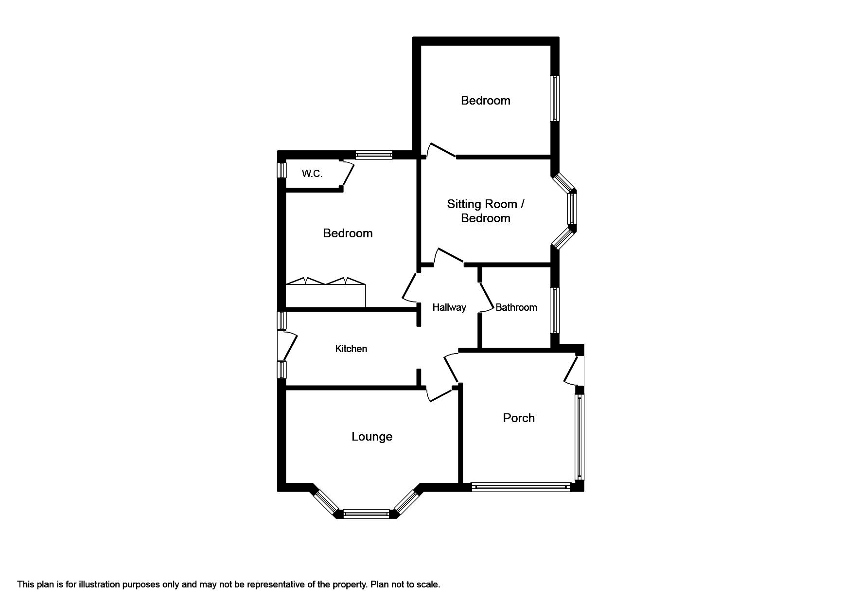 2 Bedrooms Detached bungalow for sale in Roy Avenue, Prestatyn LL19