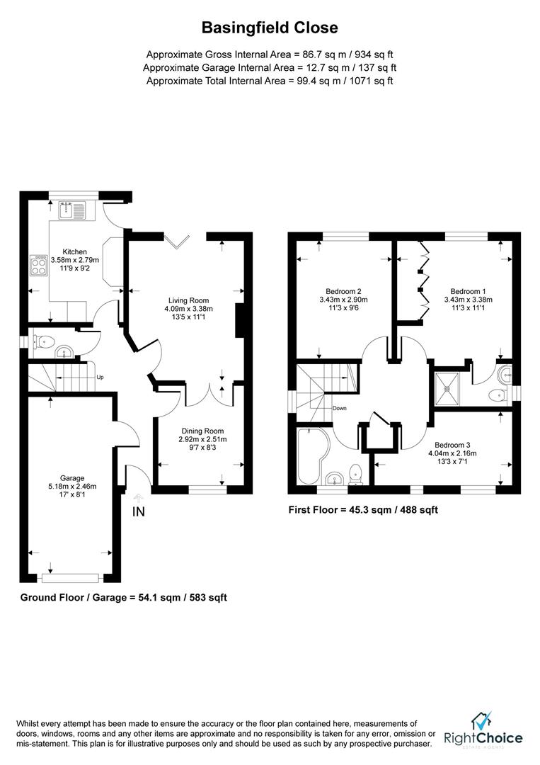 Basingfield Close, Old Basing, Basingstoke floorplan